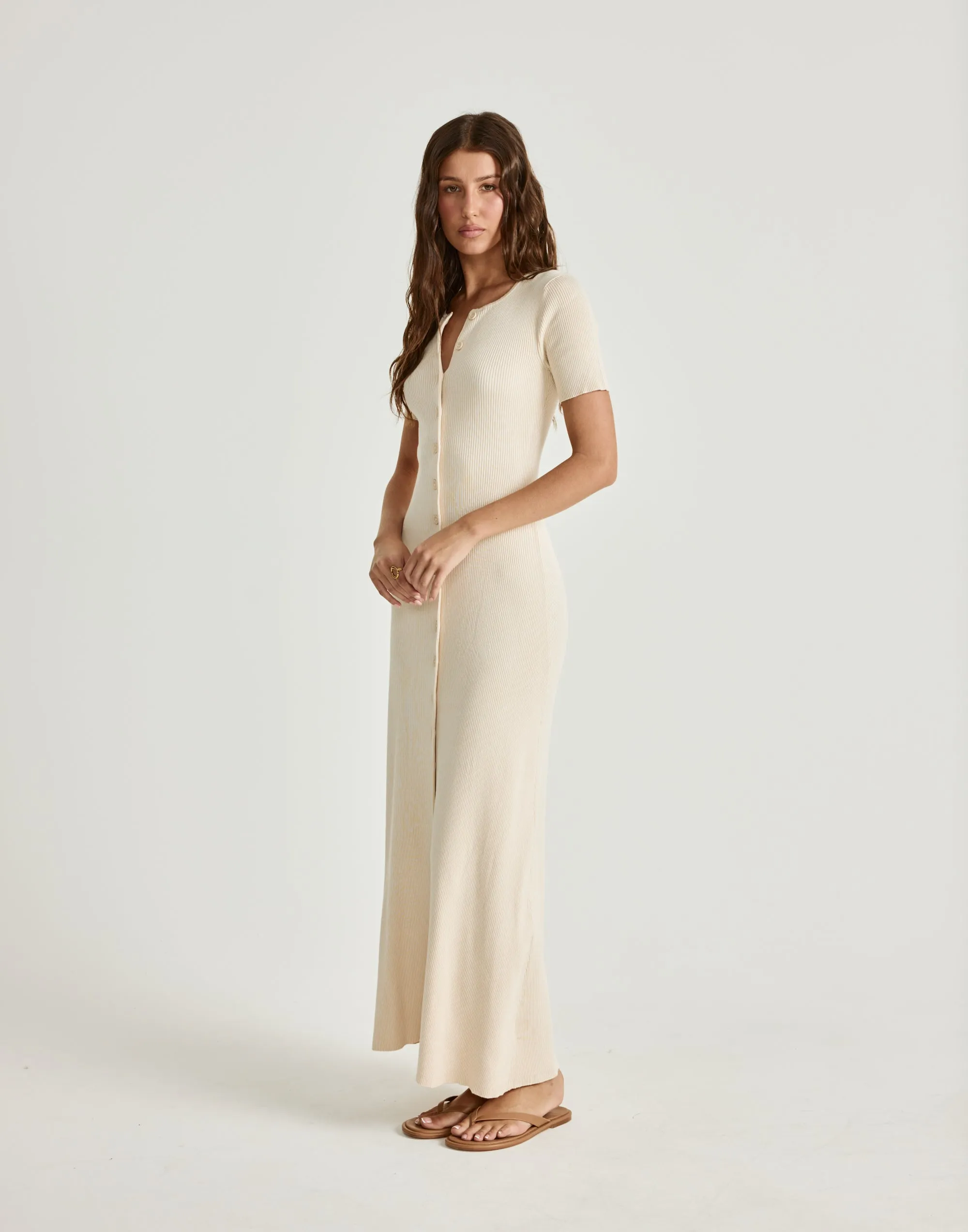 Enya Maxi Dress (Vanilla) sold by Charcoal Clothing product image thumbnail 5