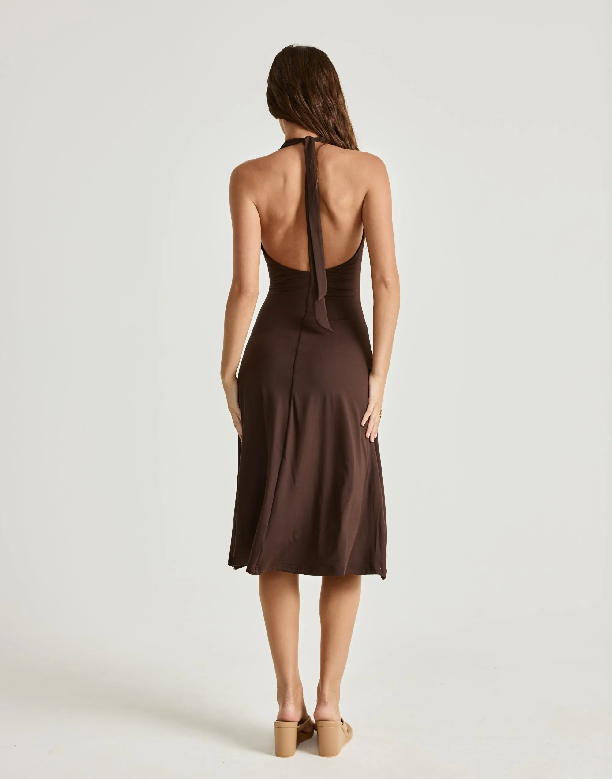 Sable Midi Dress (Chocolate) sold by Charcoal Clothing product image thumbnail 2