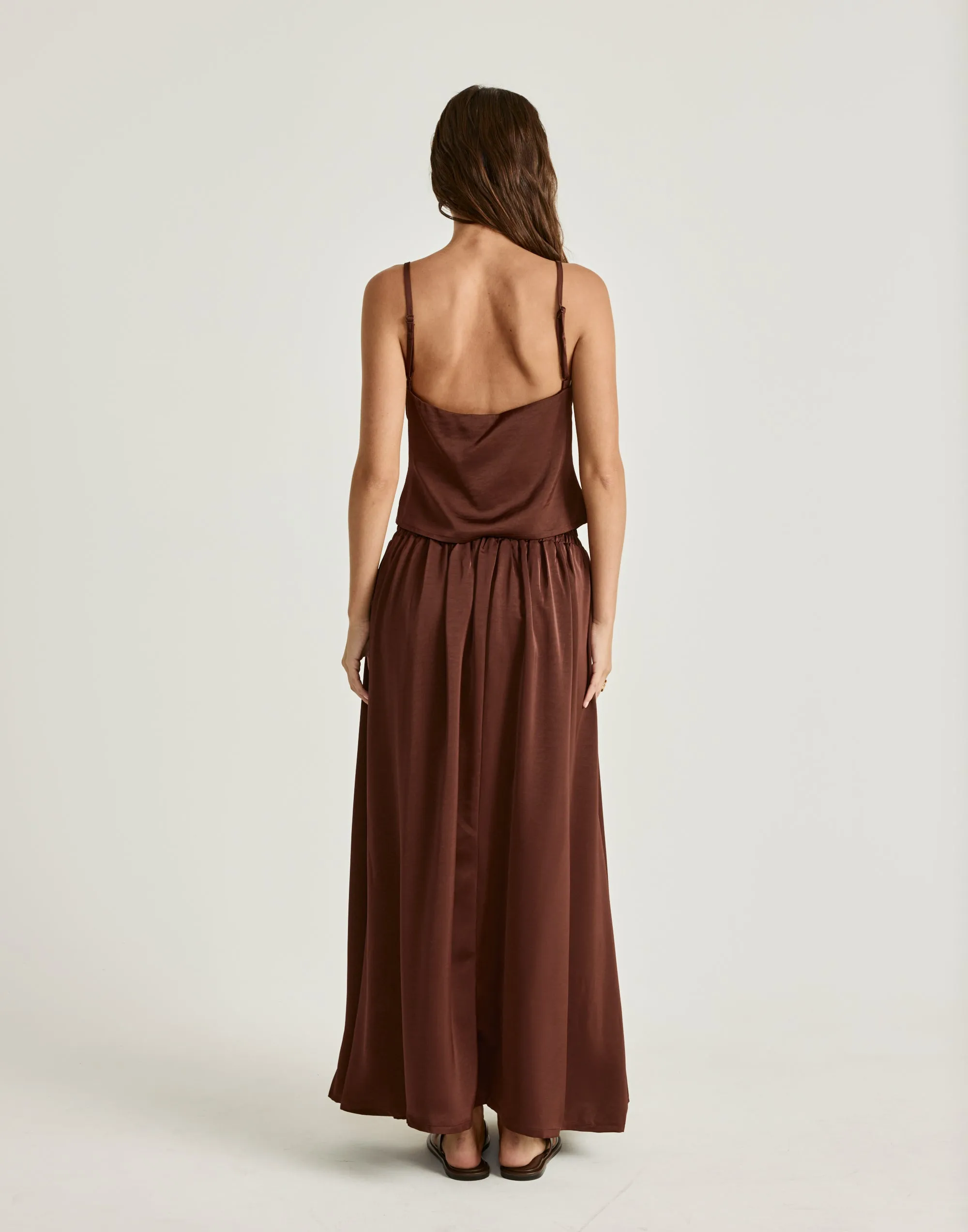 Enzo Maxi Skirt (Chocolate) sold by Charcoal Clothing product image thumbnail 4