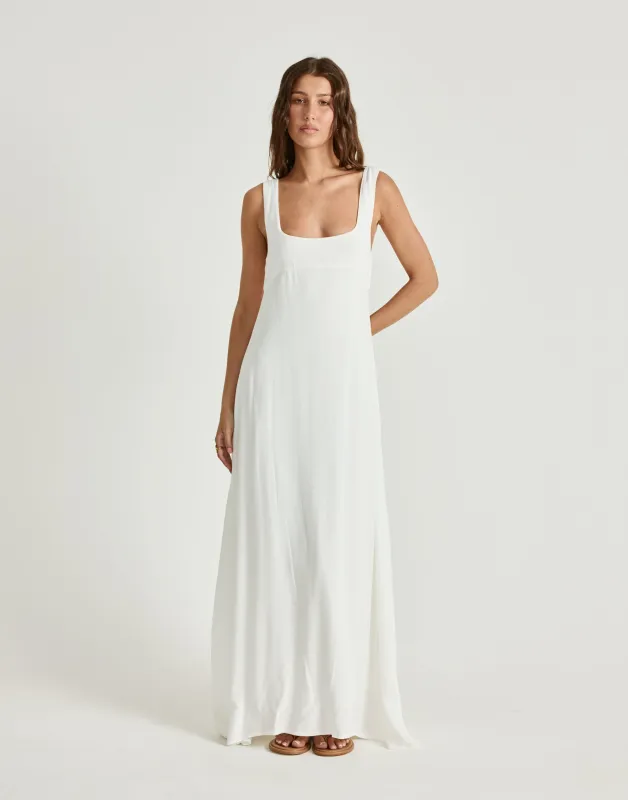 Mallory Maxi Dress (White) sold by Charcoal Clothing