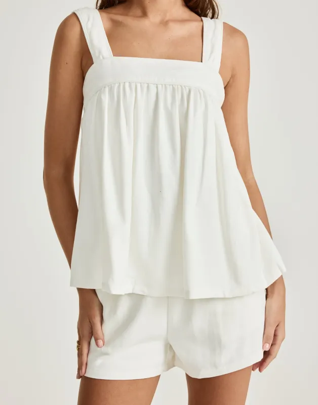 Sutton Top (White) sold by Charcoal Clothing