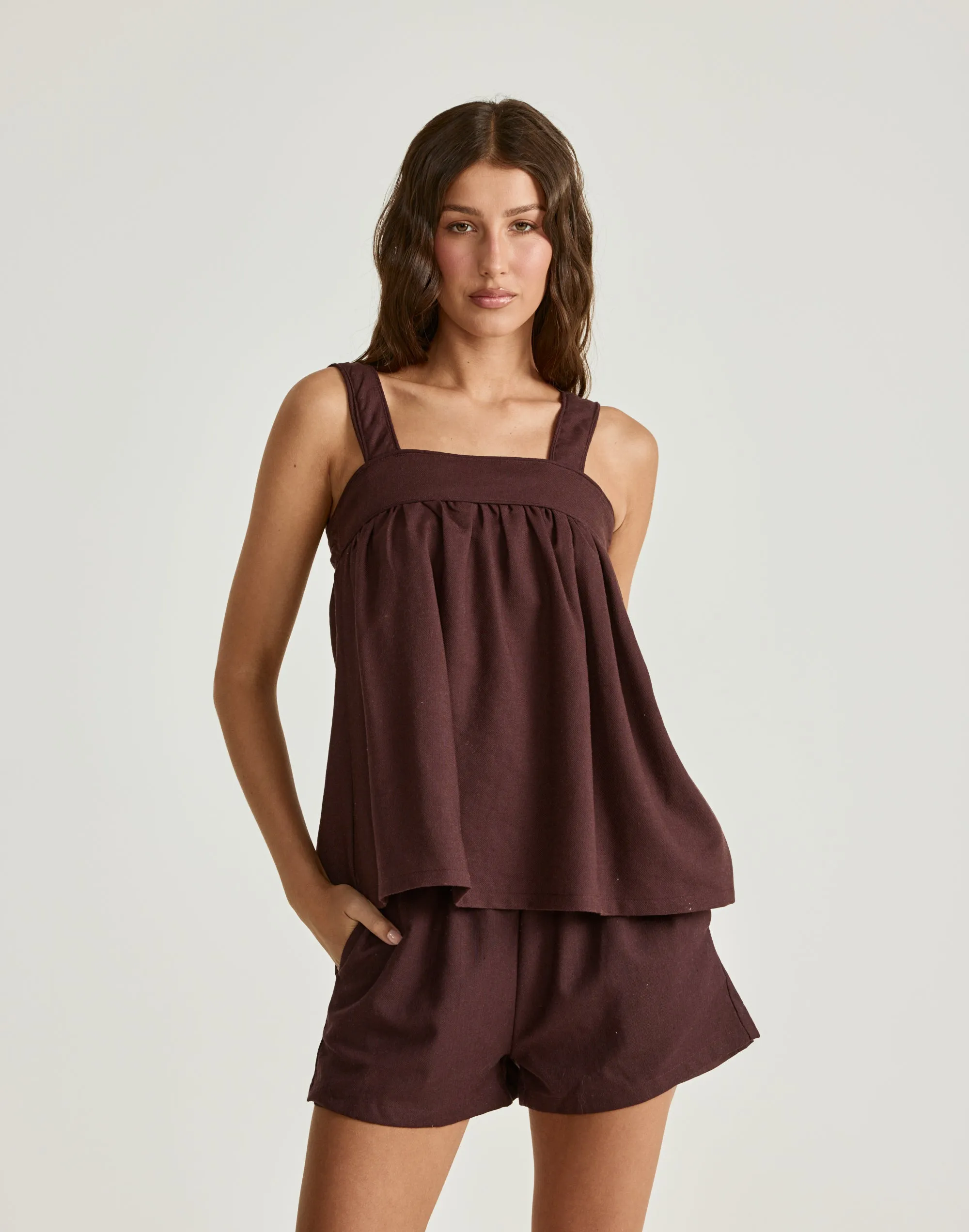 Sutton Top (Dark Mahogany) sold by Charcoal Clothing product image thumbnail 2