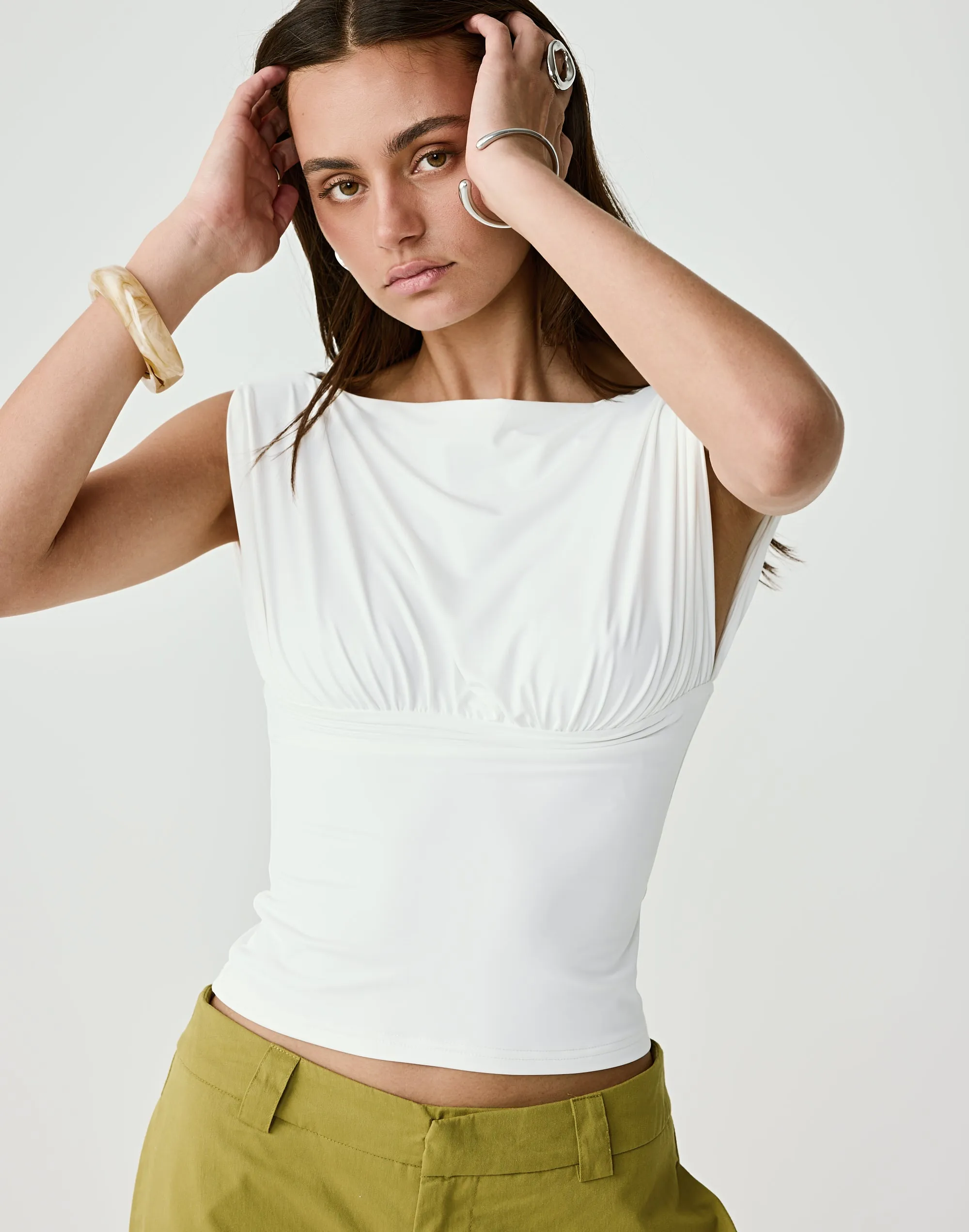 Levi Top (White) sold by Charcoal Clothing product image thumbnail 2