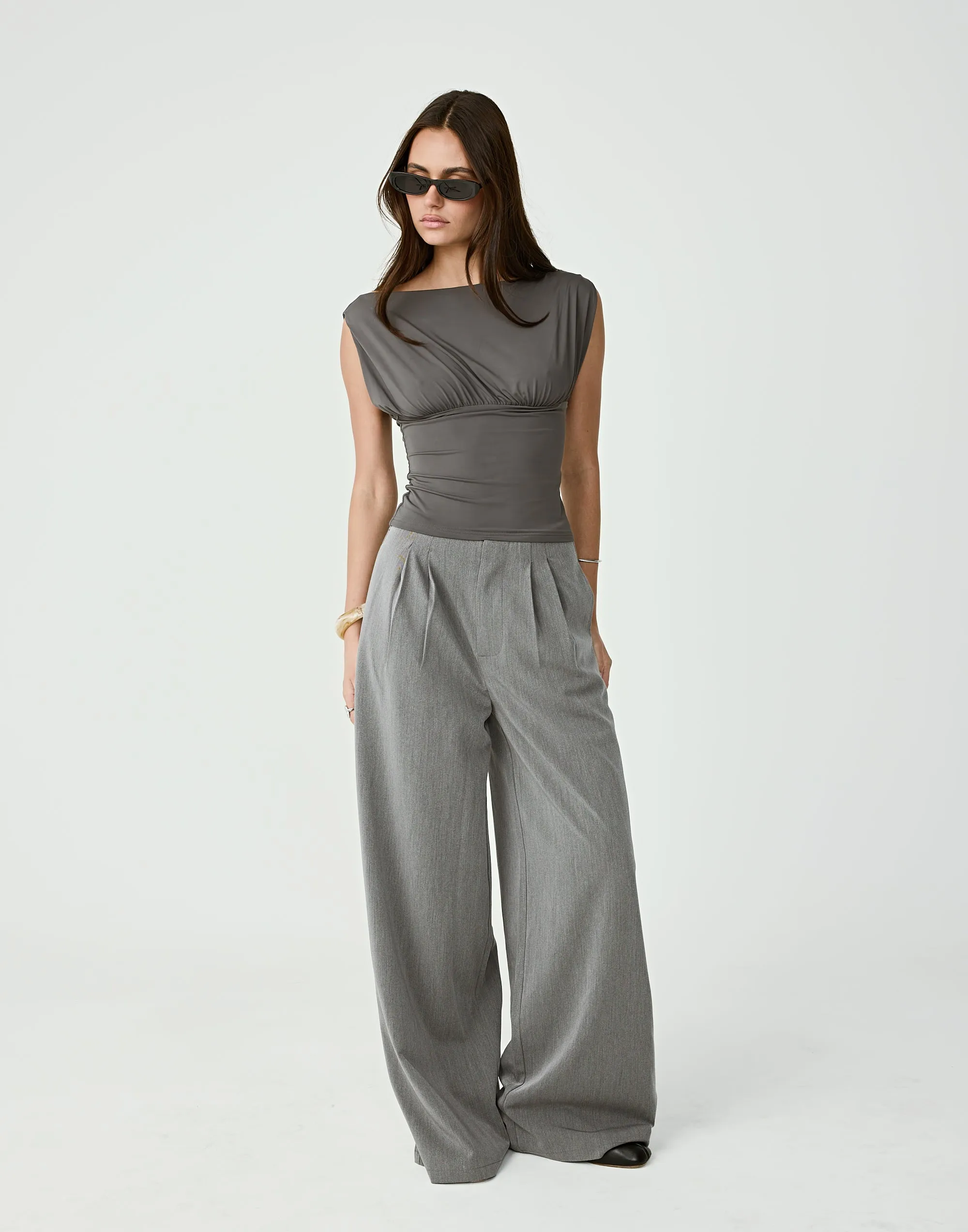 Levi Top (Slate) sold by Charcoal Clothing product image thumbnail 3