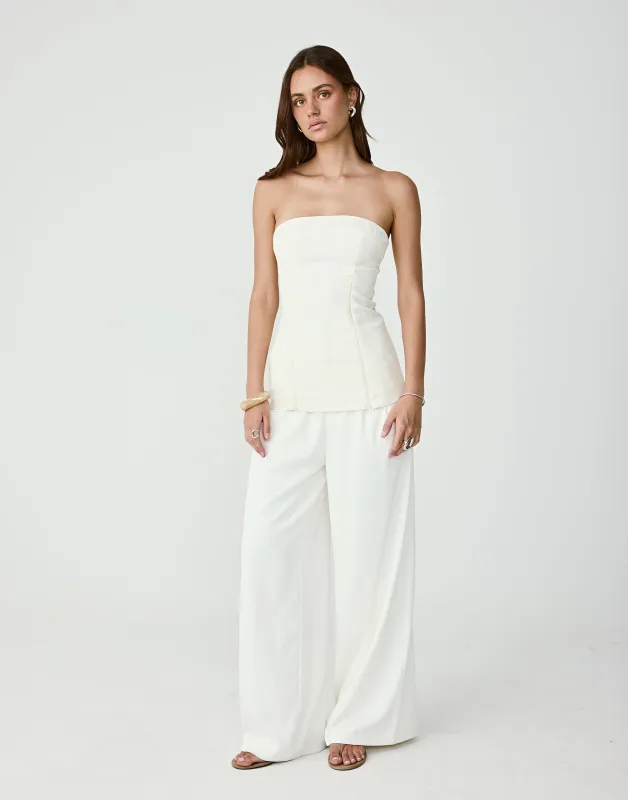 Hudson Top (Cream) sold by Charcoal Clothing