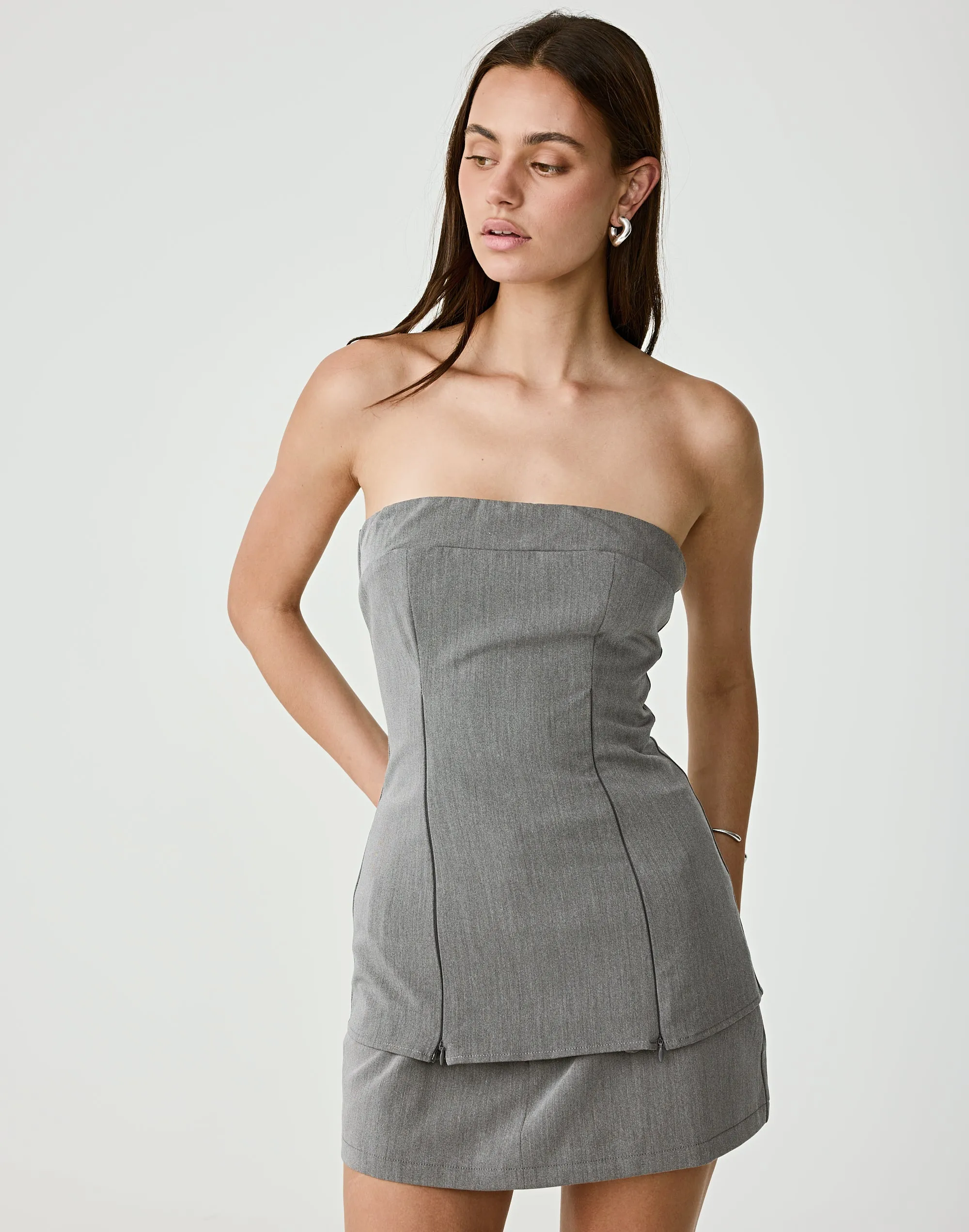 Hudson Top (Grey) sold by Charcoal Clothing product image thumbnail 3