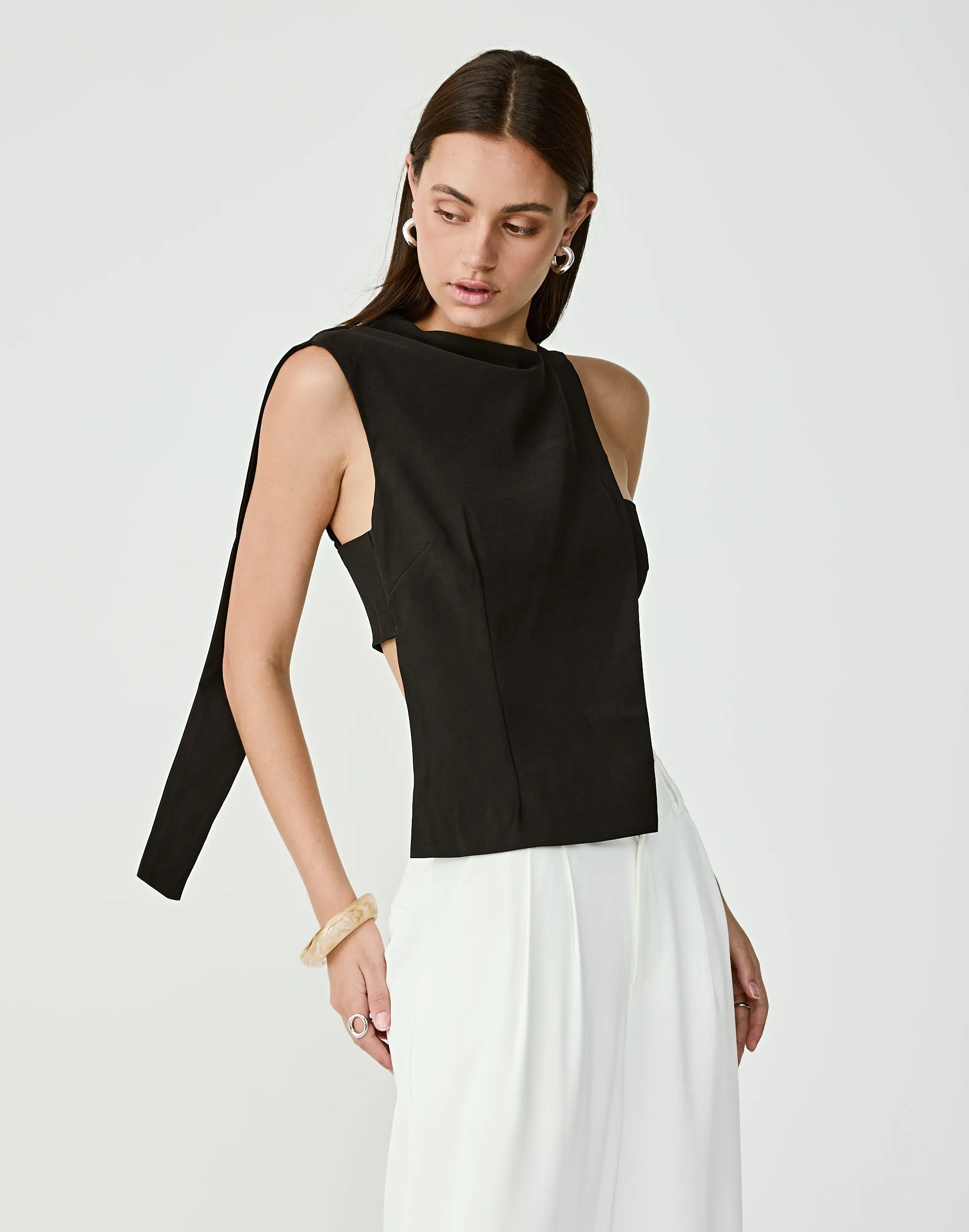 Aiden Top (Black) sold by Charcoal Clothing product image thumbnail 4