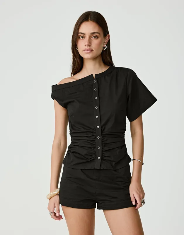 Justin Top (Black) sold by Charcoal Clothing