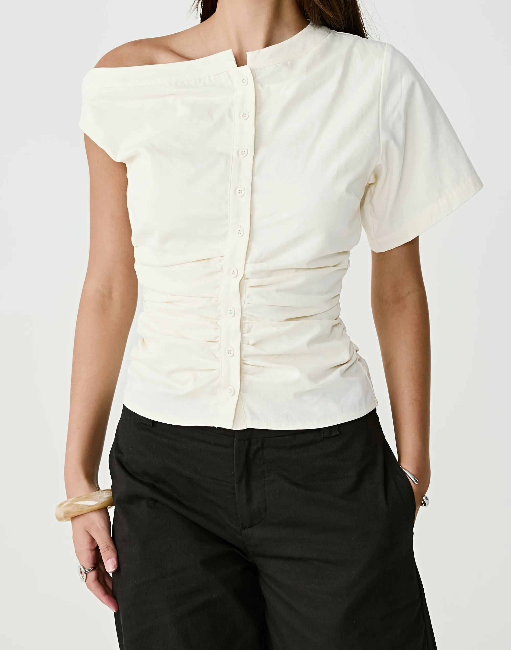 Justin Top (Cream) sold by Charcoal Clothing product image thumbnail 3