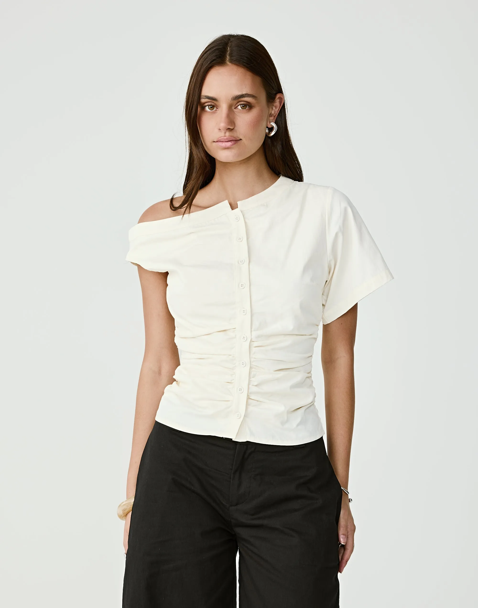 Justin Top (Cream) sold by Charcoal Clothing product image thumbnail 2