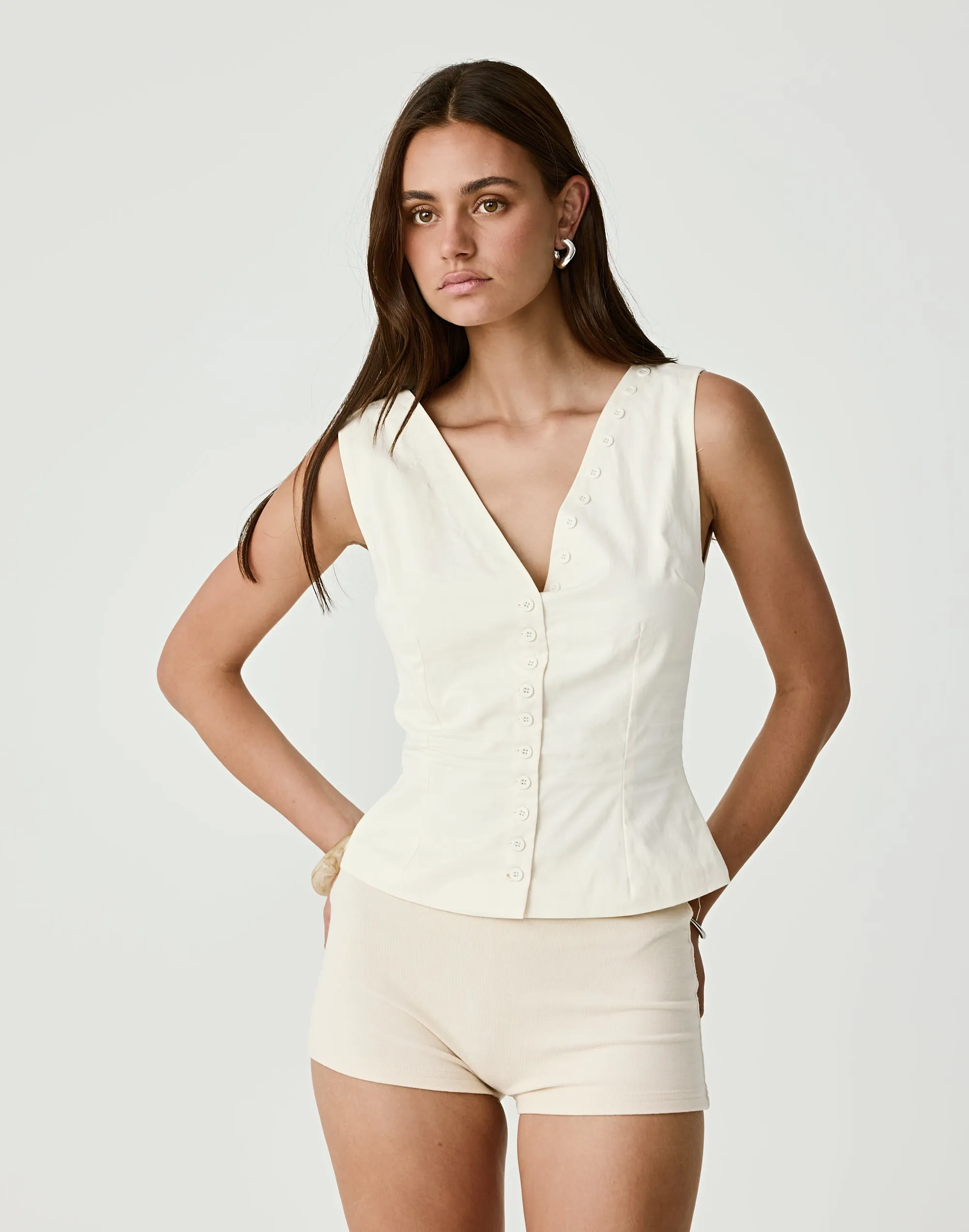 Abel Top (Cream) sold by Charcoal Clothing product image thumbnail 3