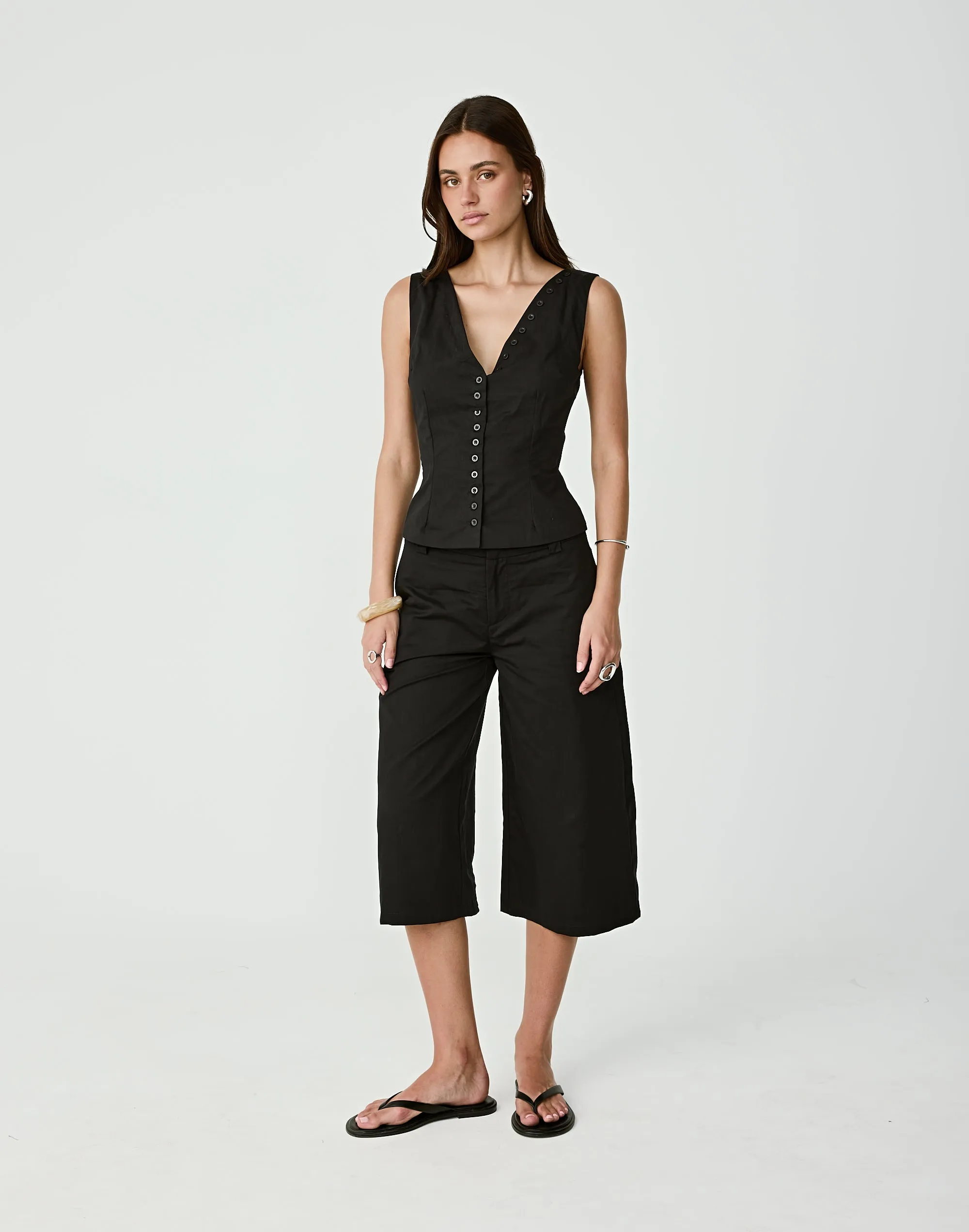 Abel Top (Black) sold by Charcoal Clothing