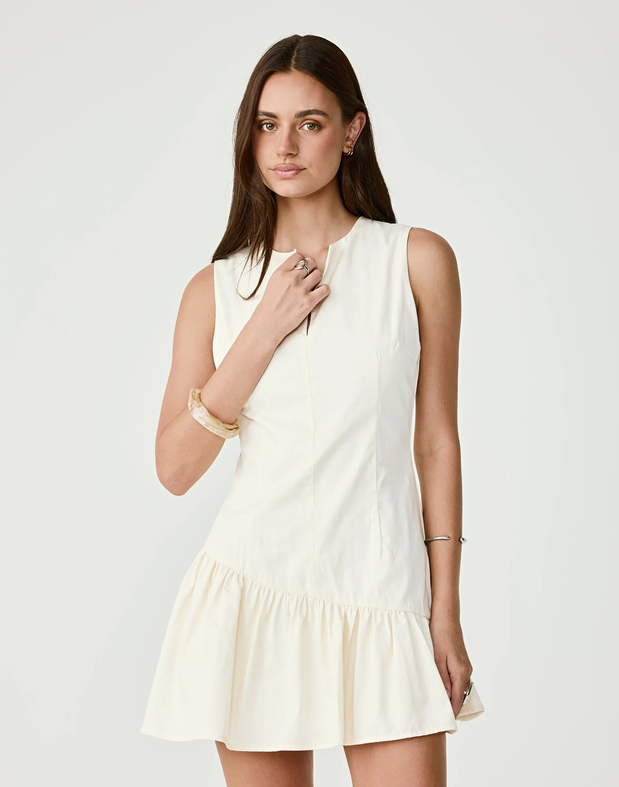 Caden Mini Dress (Cream) sold by Charcoal Clothing product image thumbnail 3