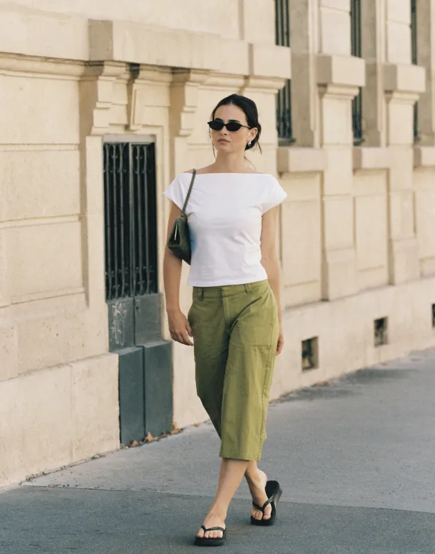 Ryley Midi Pants (Pear) made by Charcoal Clothing