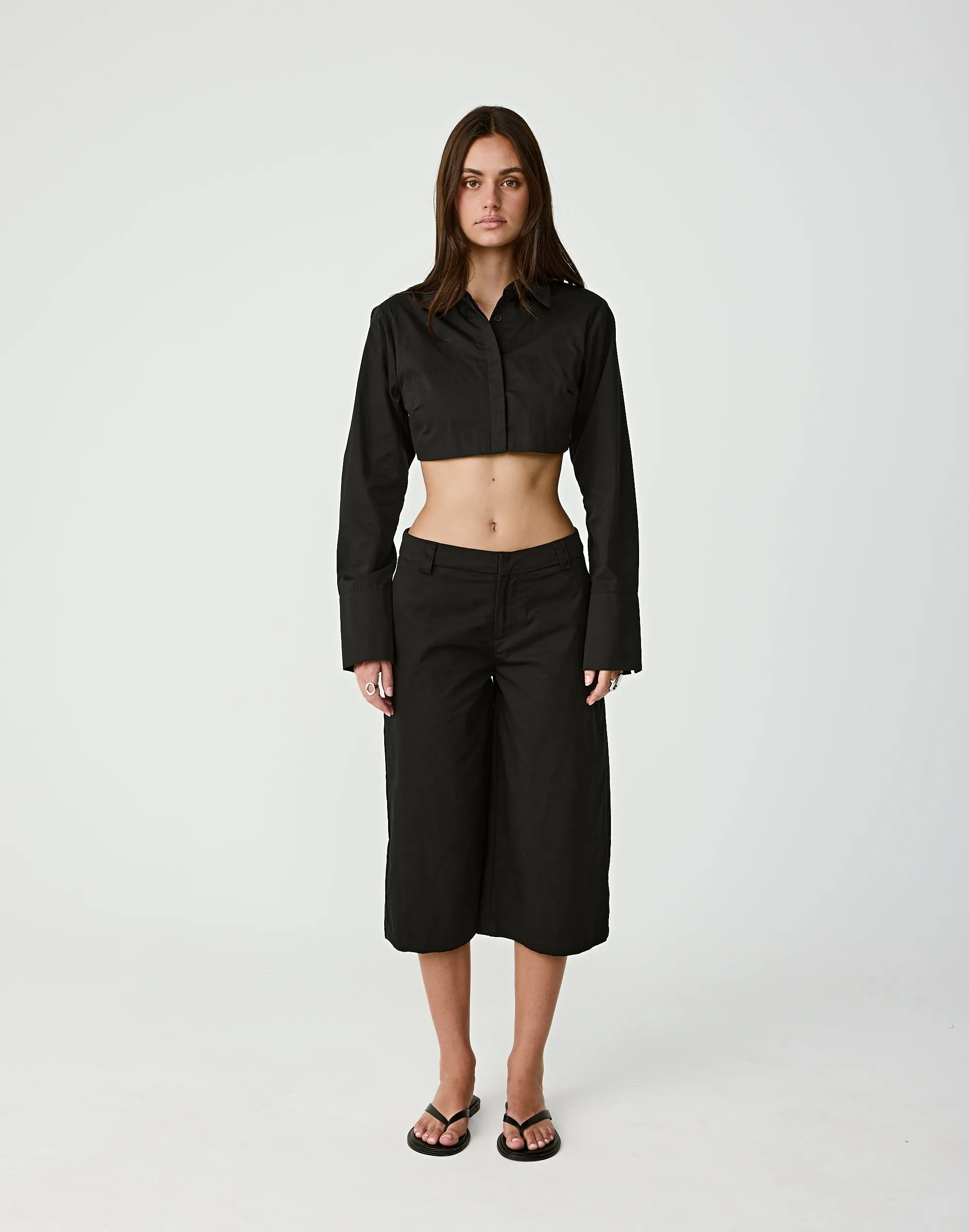 Ryley Midi Pants (Black) sold by Charcoal Clothing product image thumbnail 4