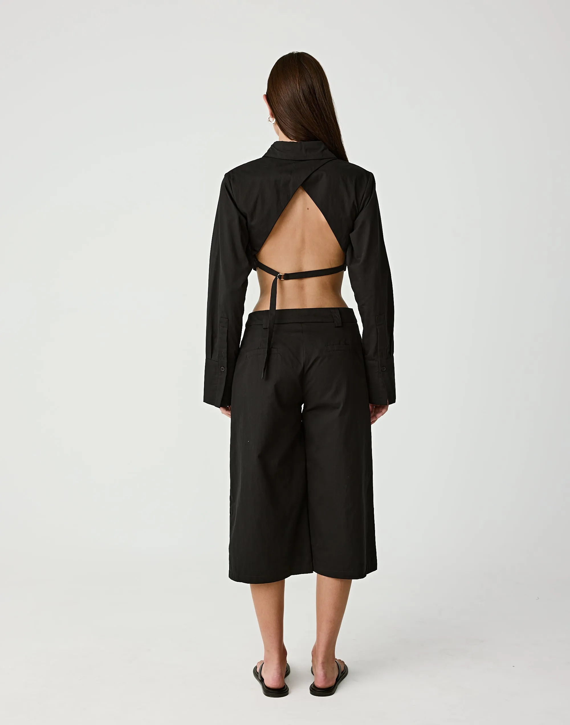 Ryley Midi Pants (Black) sold by Charcoal Clothing product image thumbnail 2