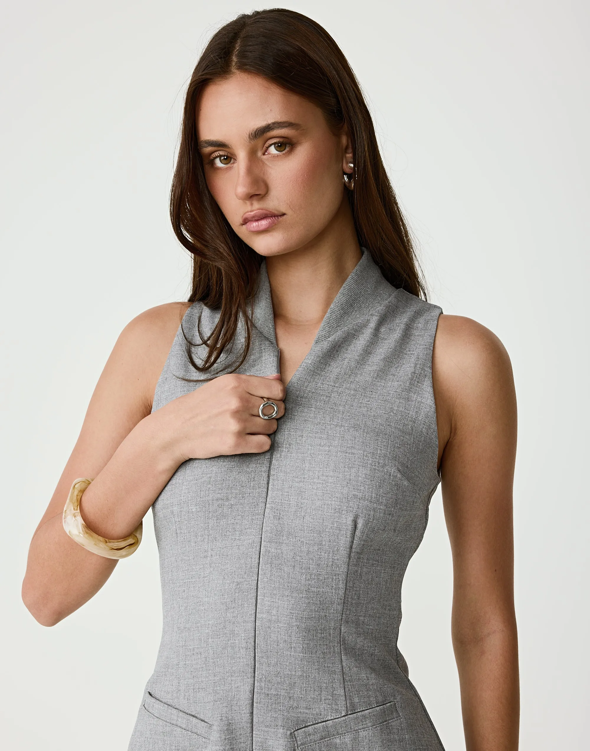 Callum Maxi Dress (Grey) sold by Charcoal Clothing product image thumbnail 2