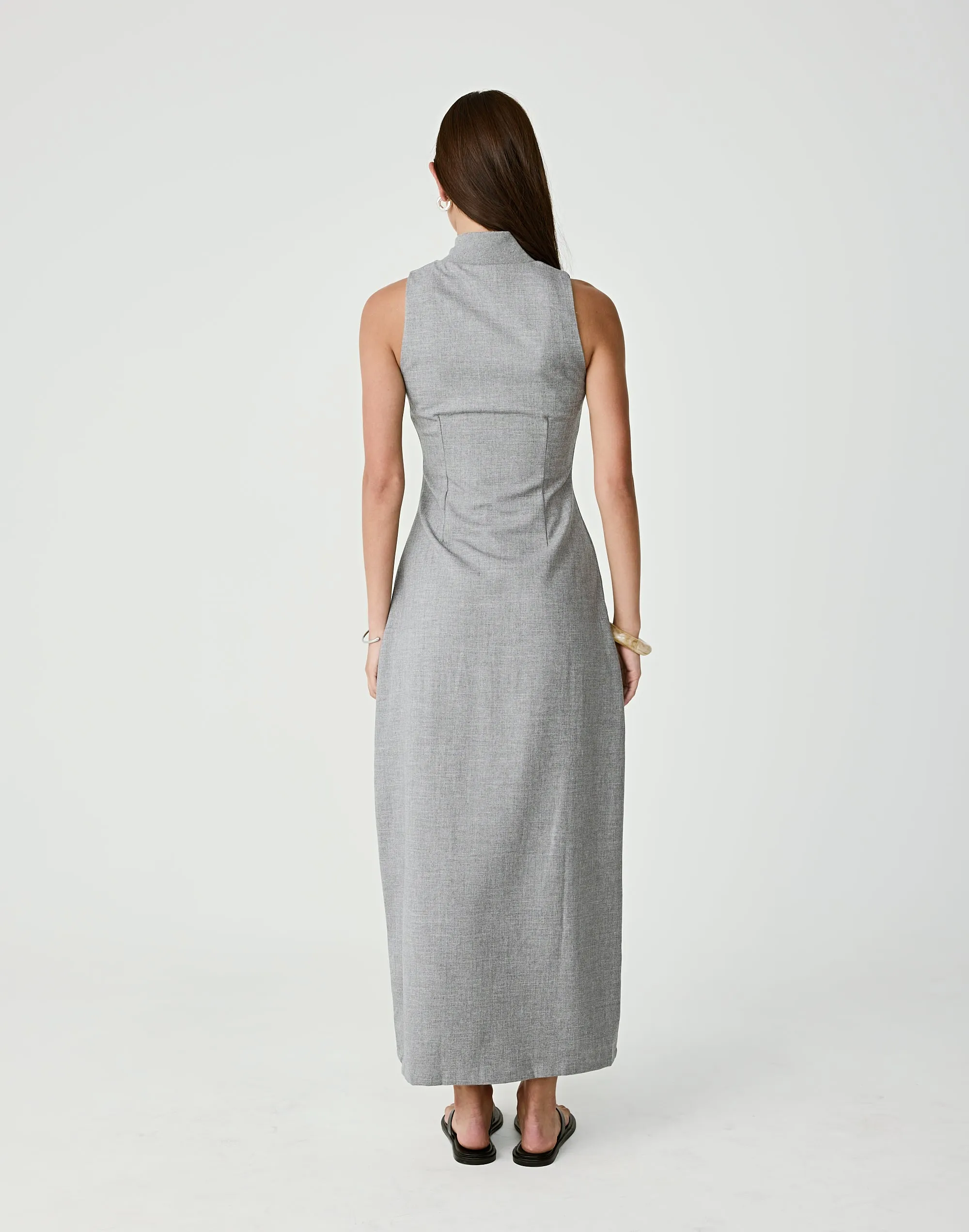 Callum Maxi Dress (Grey) sold by Charcoal Clothing product image thumbnail 4
