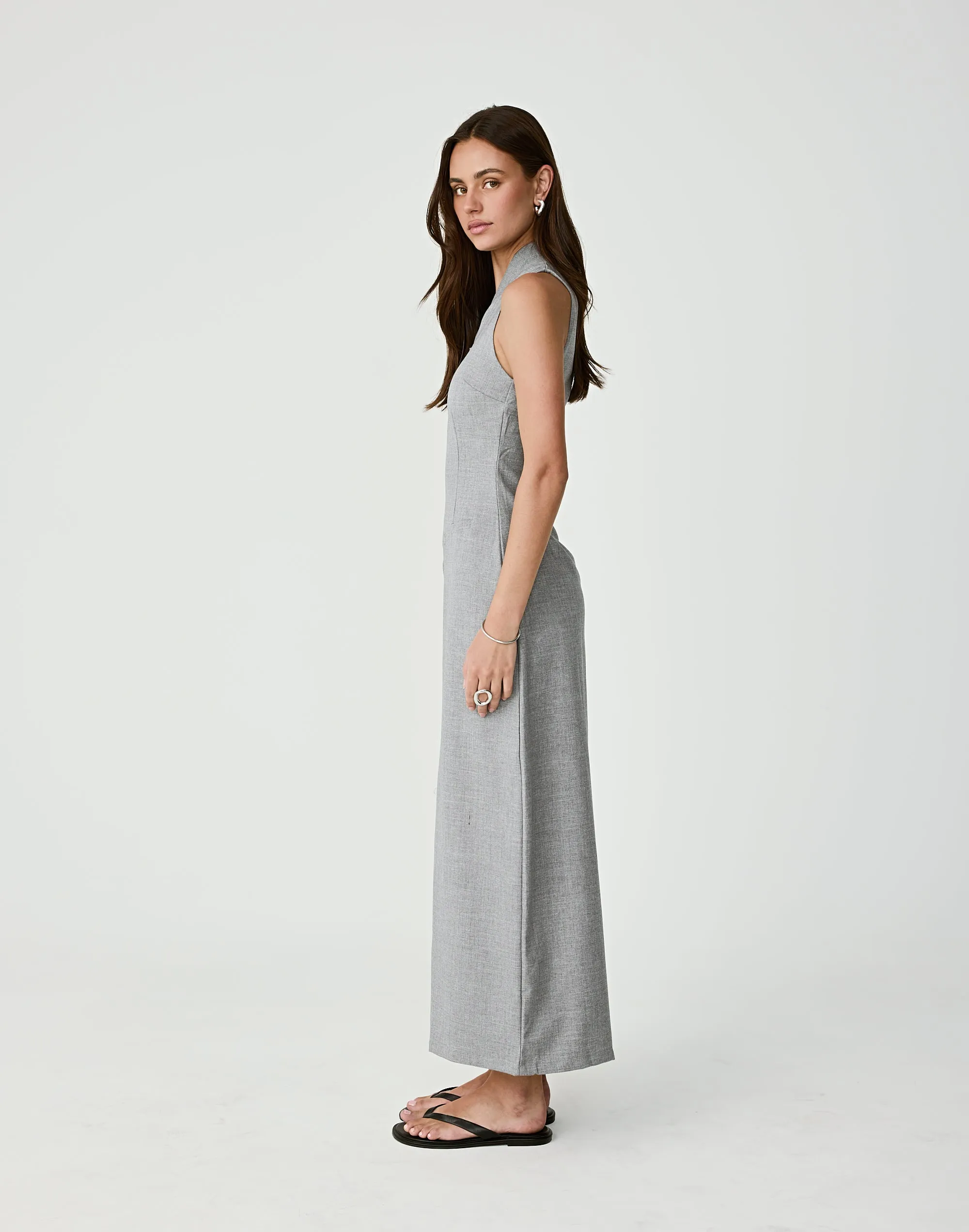 Callum Maxi Dress (Grey) sold by Charcoal Clothing product image thumbnail 5