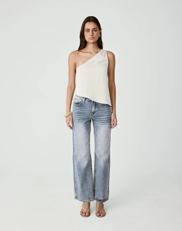 Zane Top (Oat) sold by Charcoal Clothing