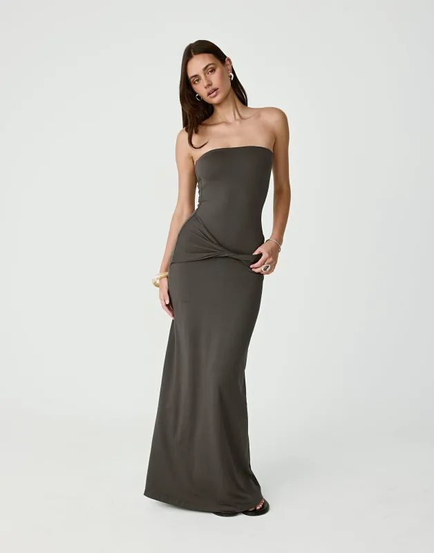Edela Maxi Dress (Slate) sold by Charcoal Clothing