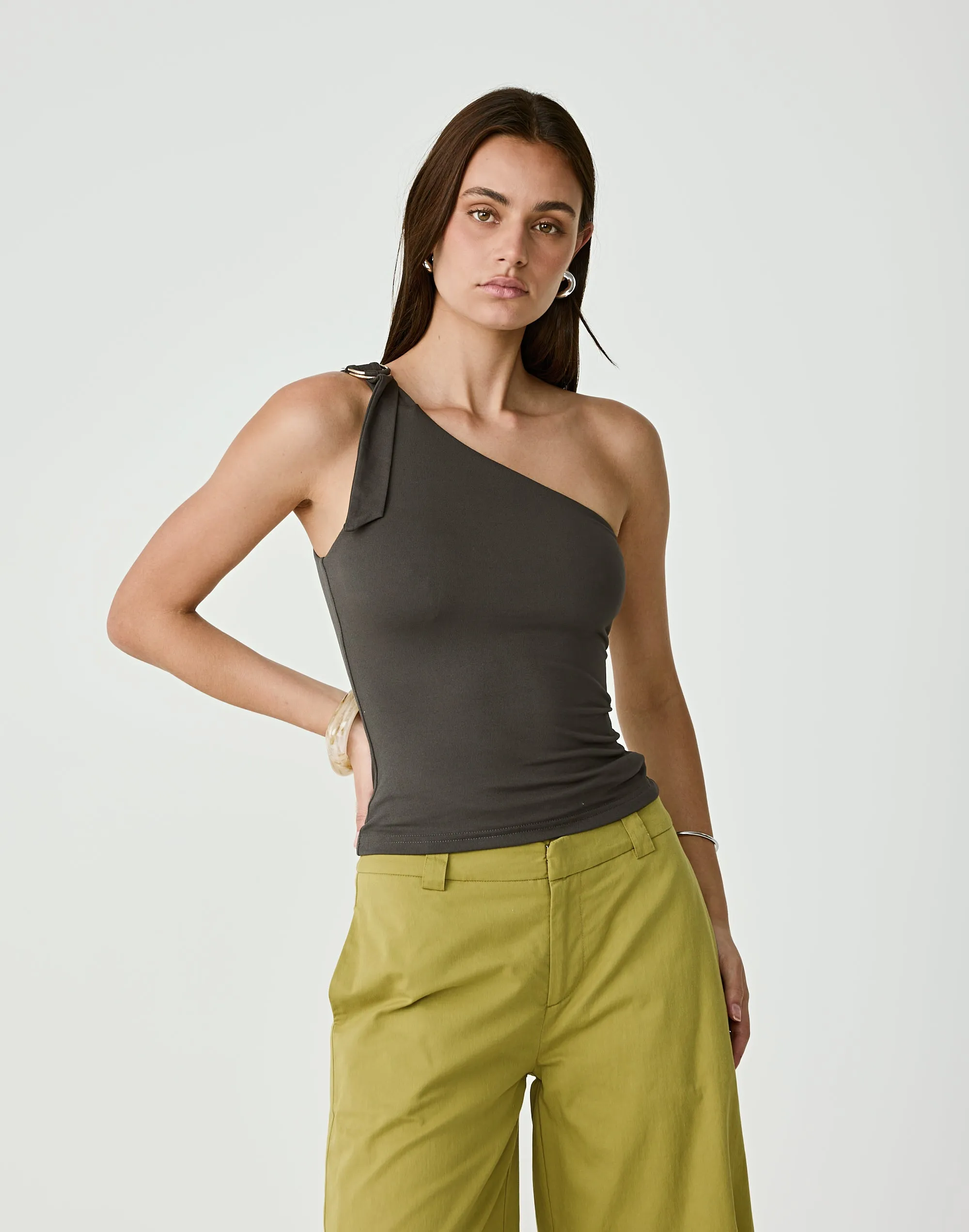 Zuelia Top (Slate) sold by Charcoal Clothing product image thumbnail 5