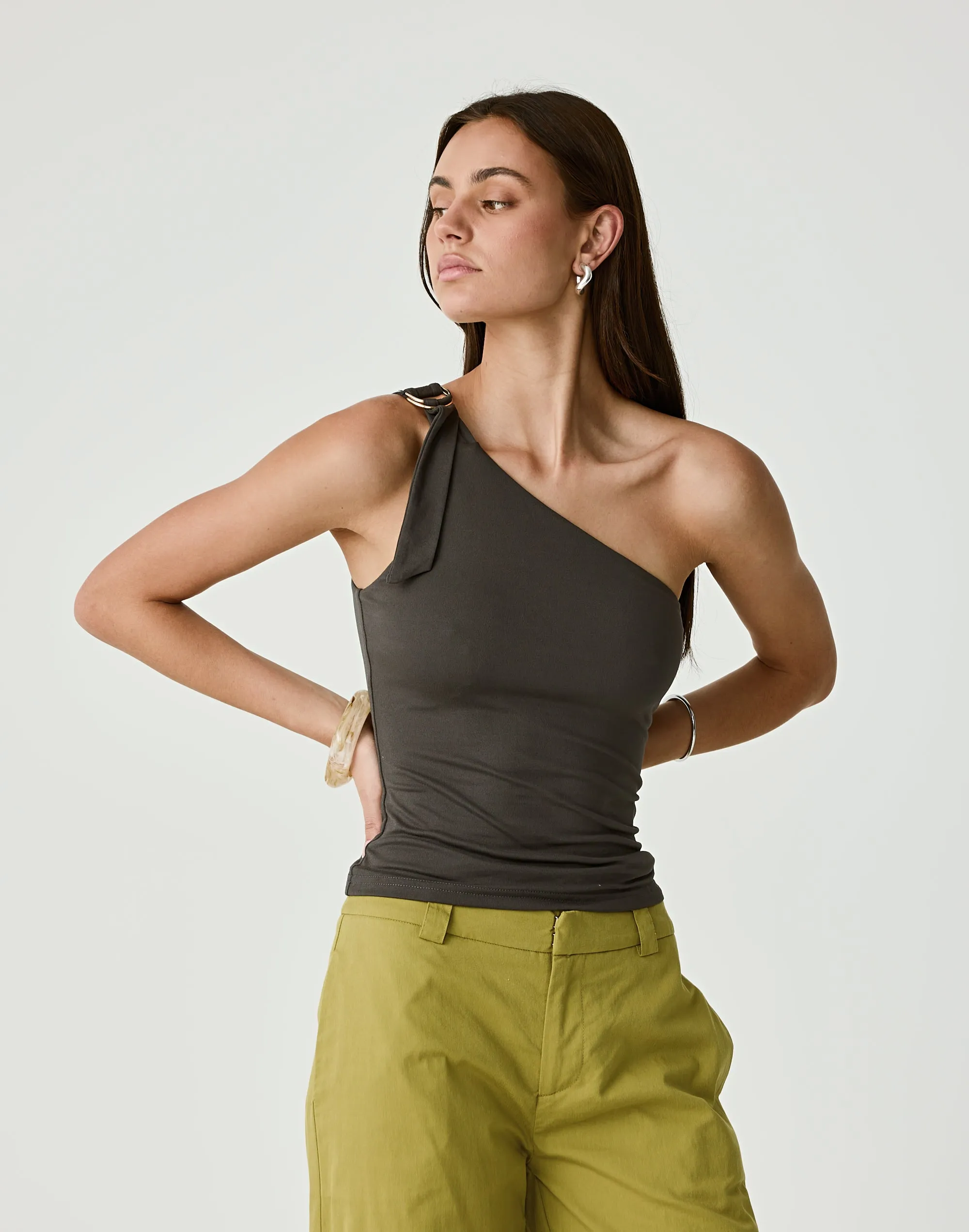 Zuelia Top (Slate) sold by Charcoal Clothing product image thumbnail 4