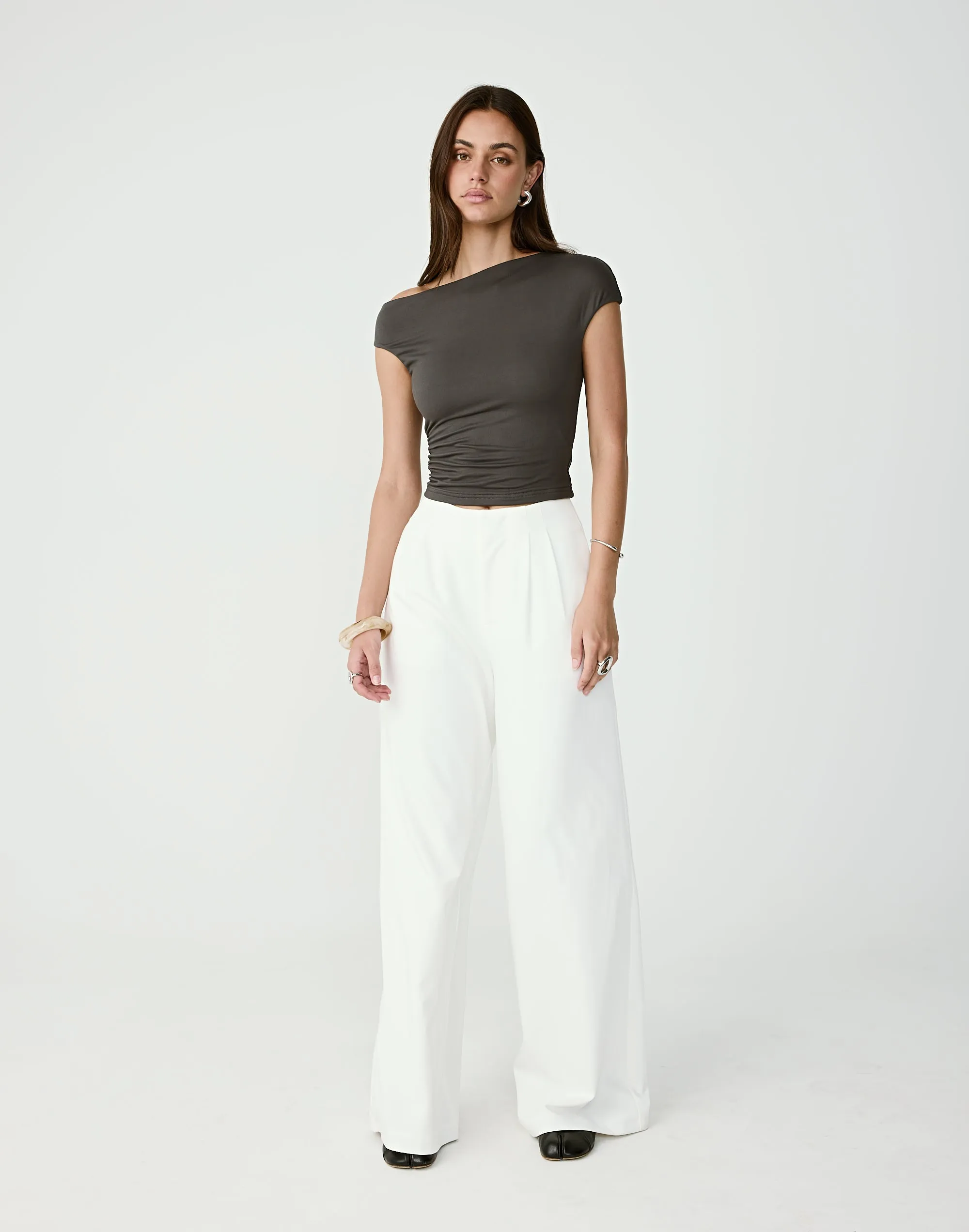 Dolly Top (Slate) sold by Charcoal Clothing product image thumbnail 4