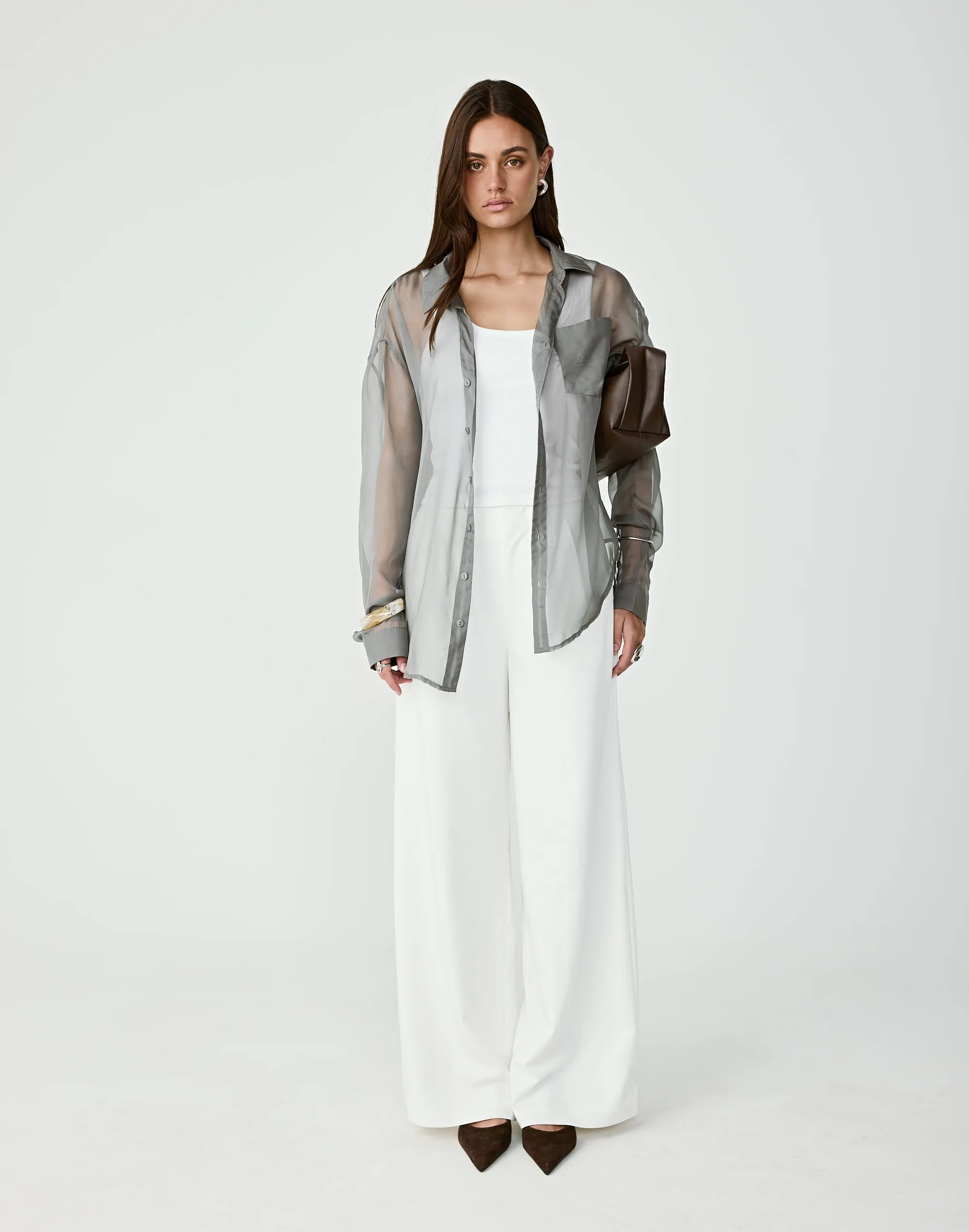 Claudio Shirt (Slate) sold by Charcoal Clothing