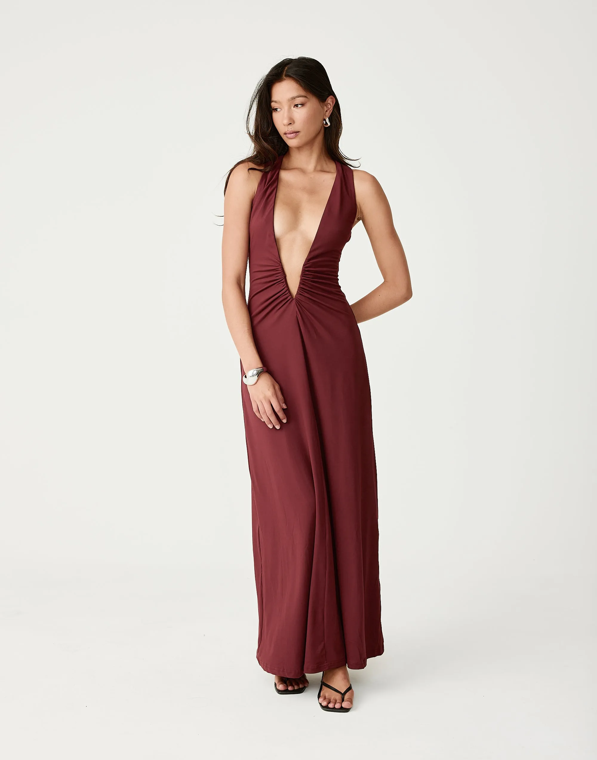 Avril Maxi Dress (Wine) sold by Charcoal Clothing product image thumbnail 4