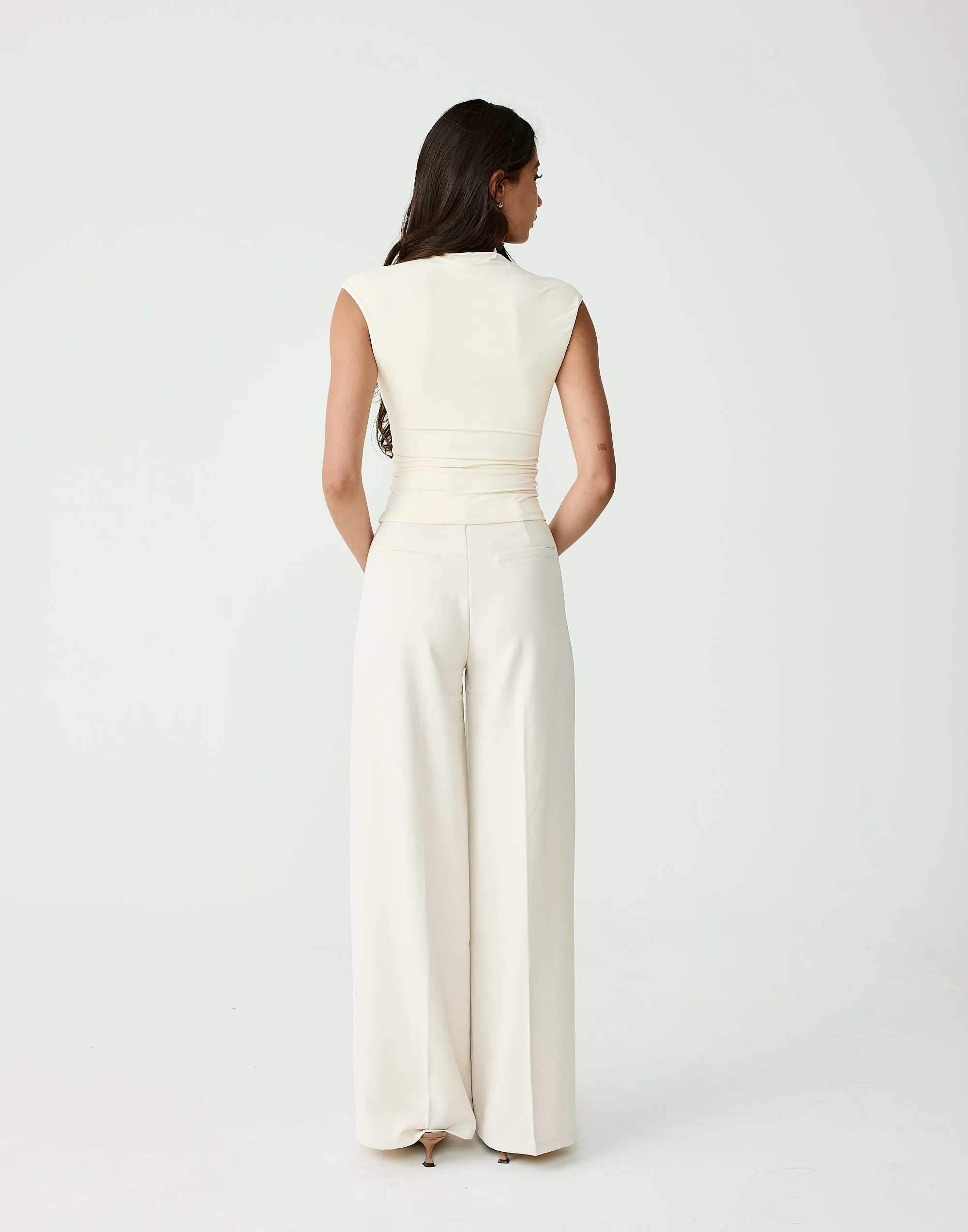 Mila Top (Cream) sold by Charcoal Clothing product image thumbnail 4