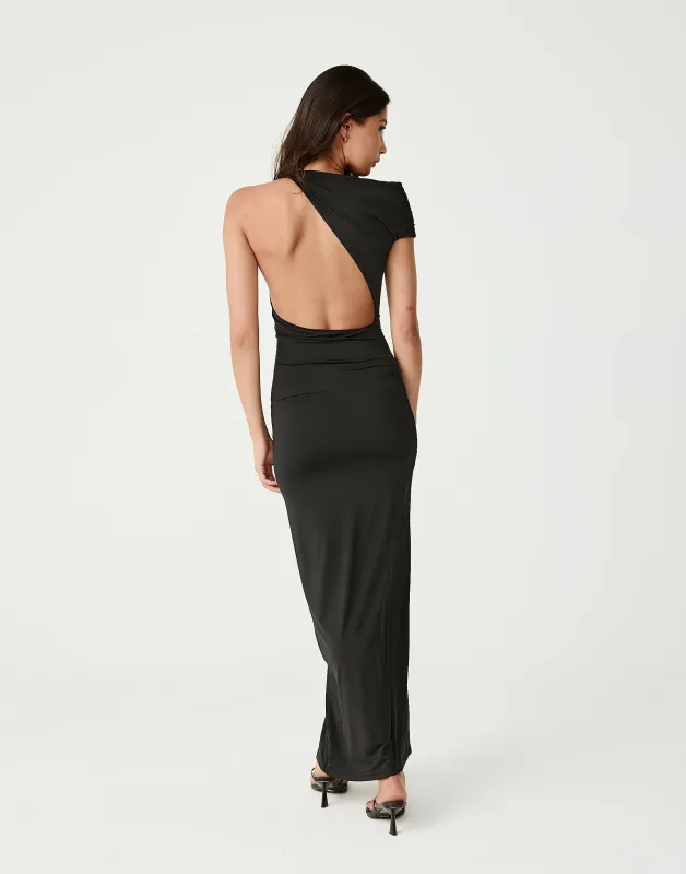 Eliana Maxi Dress (Black) sold by Charcoal Clothing