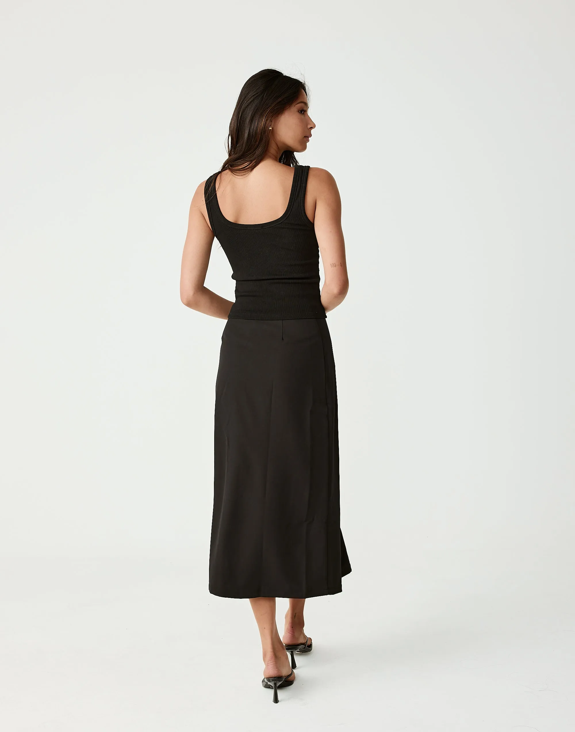 Kailou Midi Skirt (Black) sold by Charcoal Clothing product image thumbnail 4