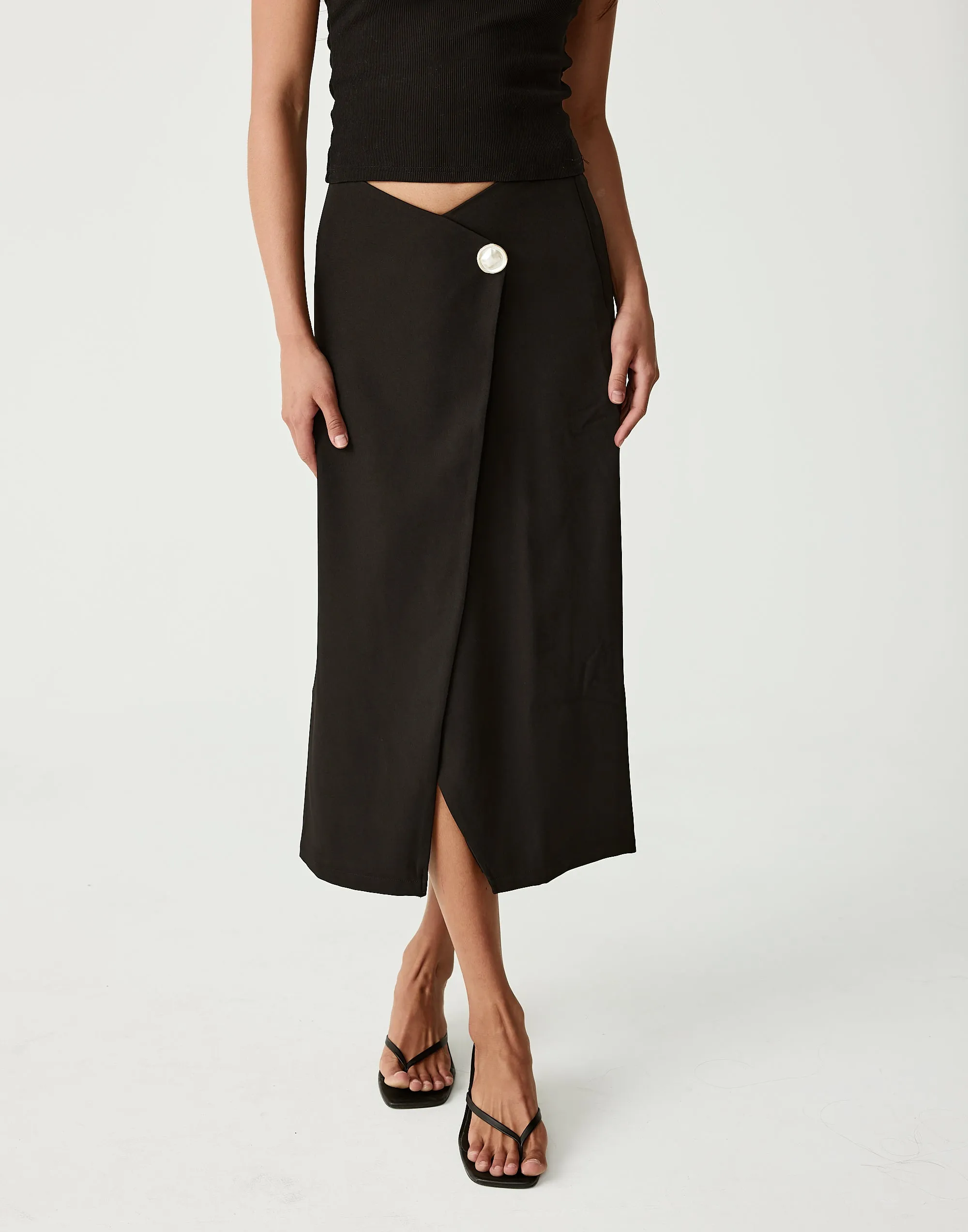 Kailou Midi Skirt (Black) sold by Charcoal Clothing product image thumbnail 2