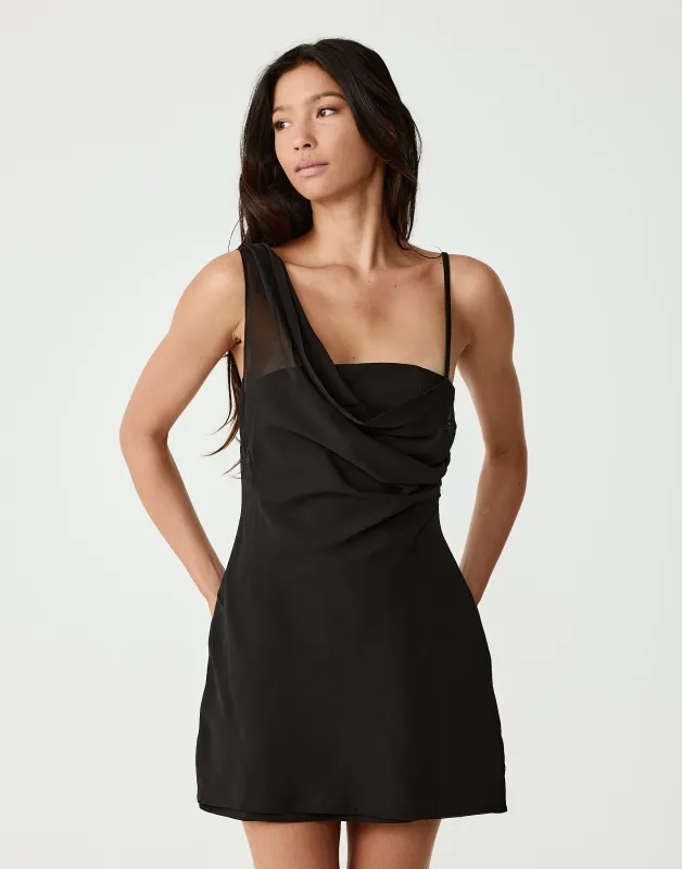 Davina Mini Dress (Black) sold by Charcoal Clothing