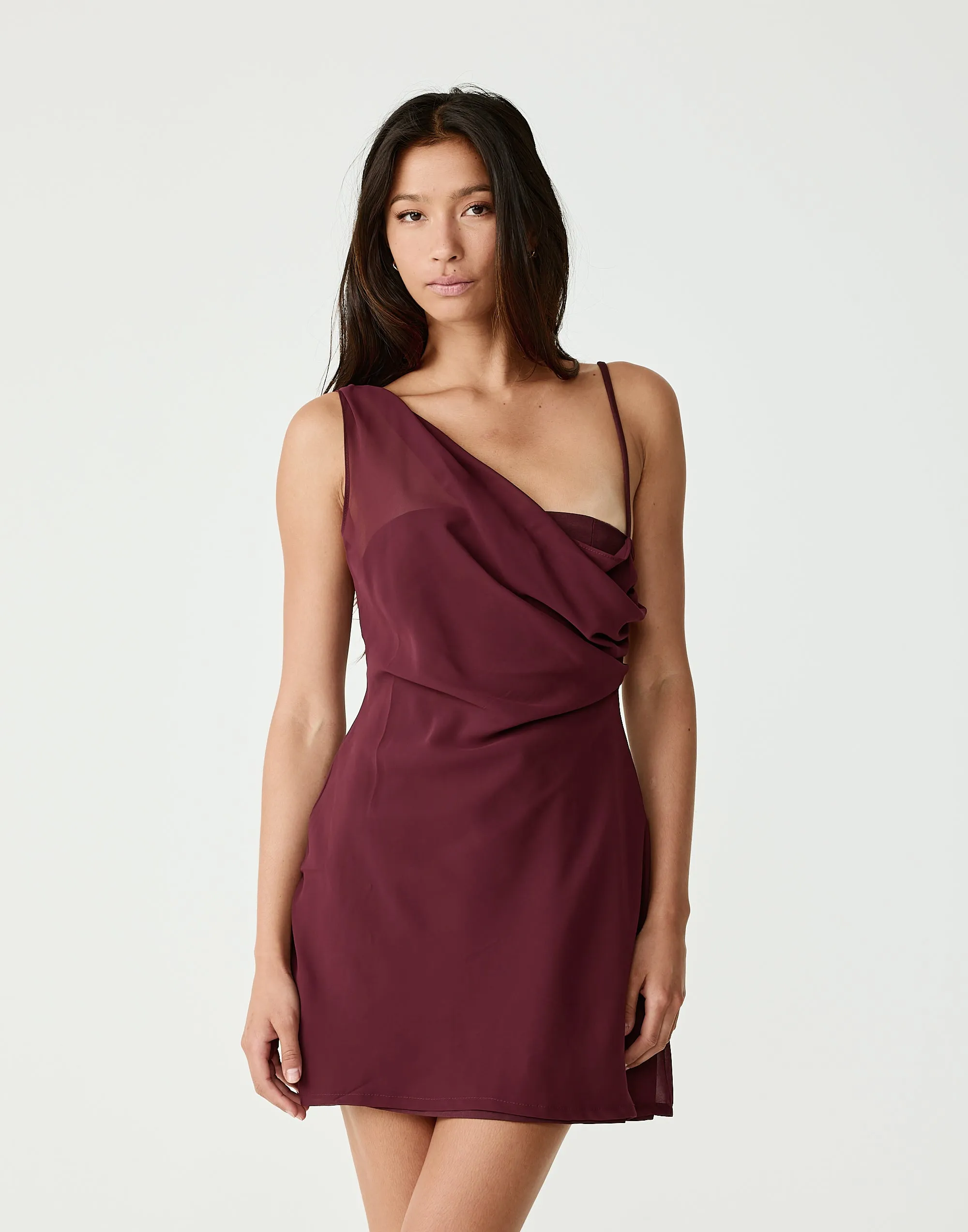 Davina Mini Dress (Berry) sold by Charcoal Clothing product image thumbnail 2