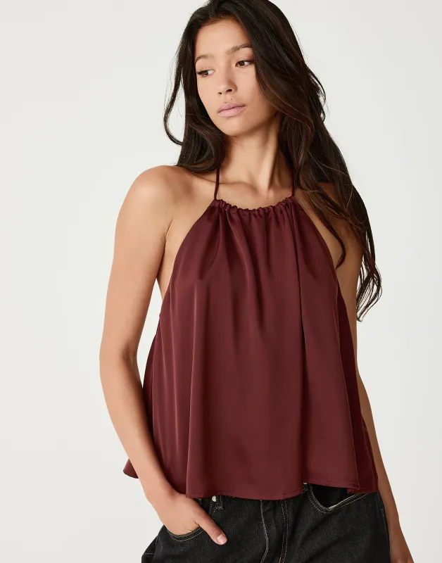 Brooklyn Top (Sangria) sold by Charcoal Clothing