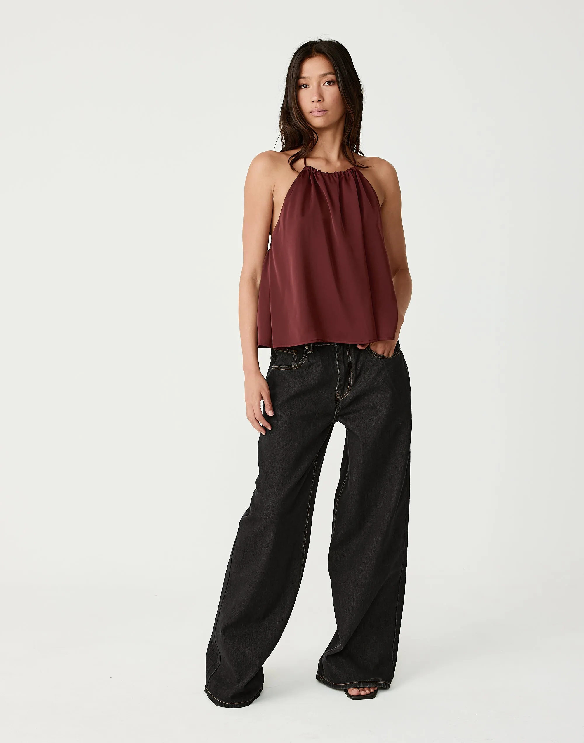 Brooklyn Top (Sangria) sold by Charcoal Clothing product image thumbnail 3
