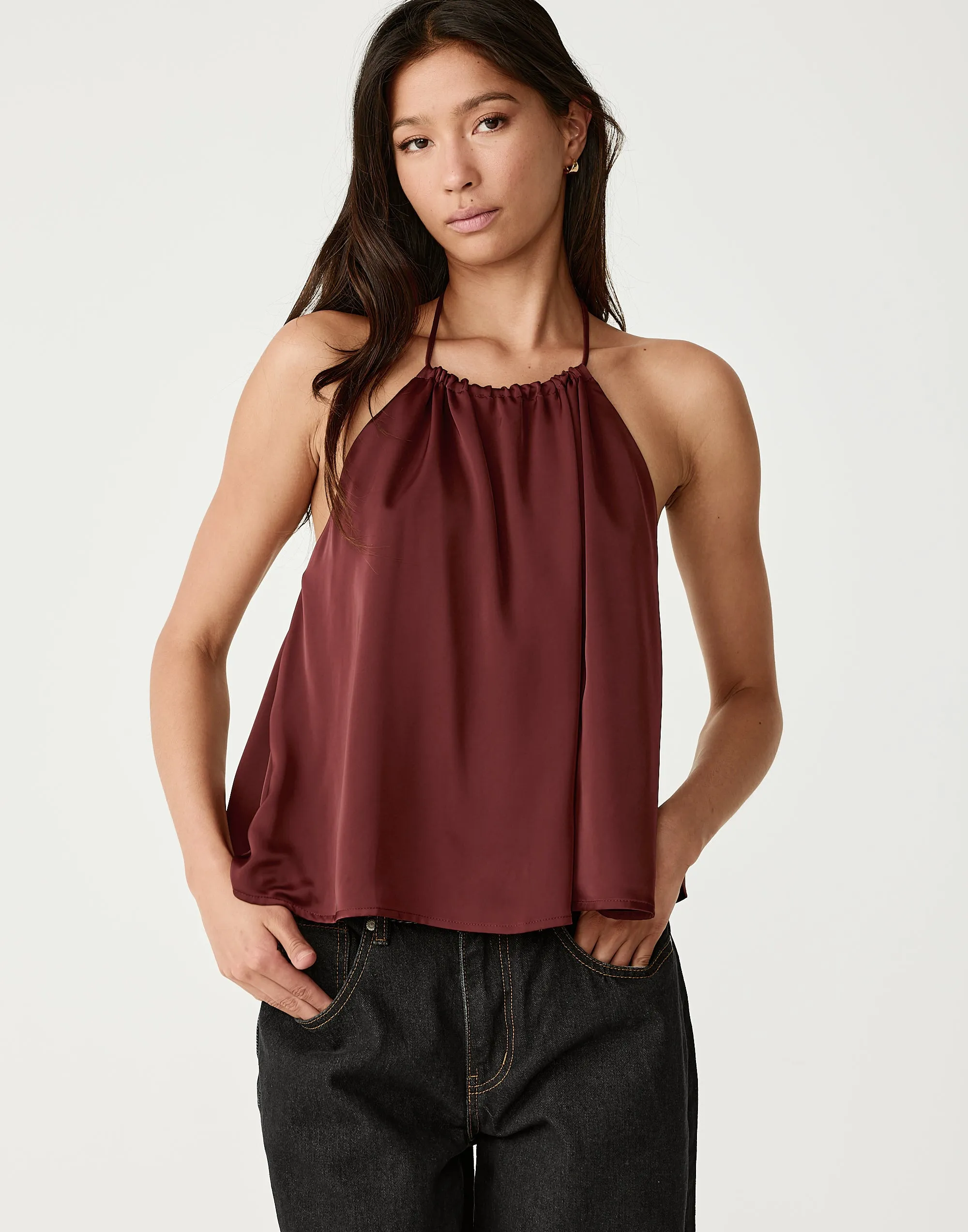 Brooklyn Top (Sangria) sold by Charcoal Clothing product image thumbnail 4