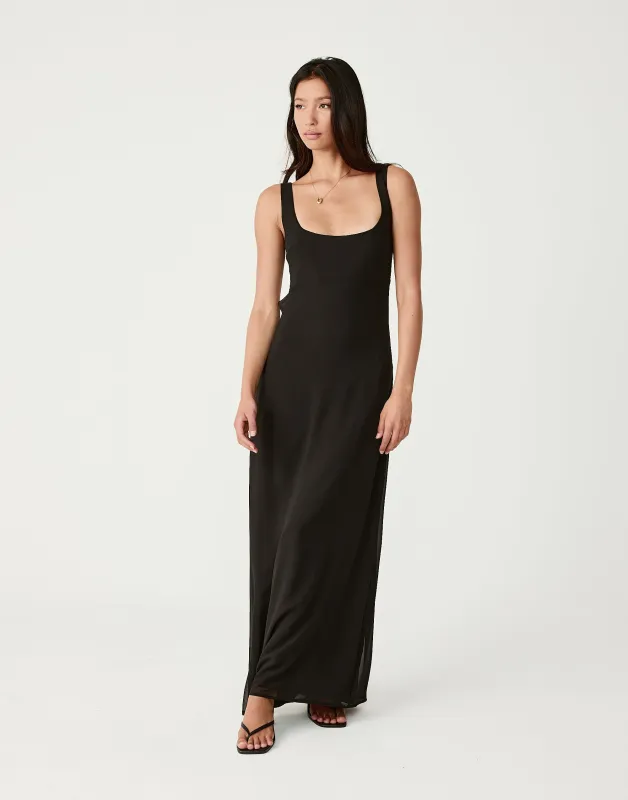 Alison Maxi Dress (Black) sold by Charcoal Clothing