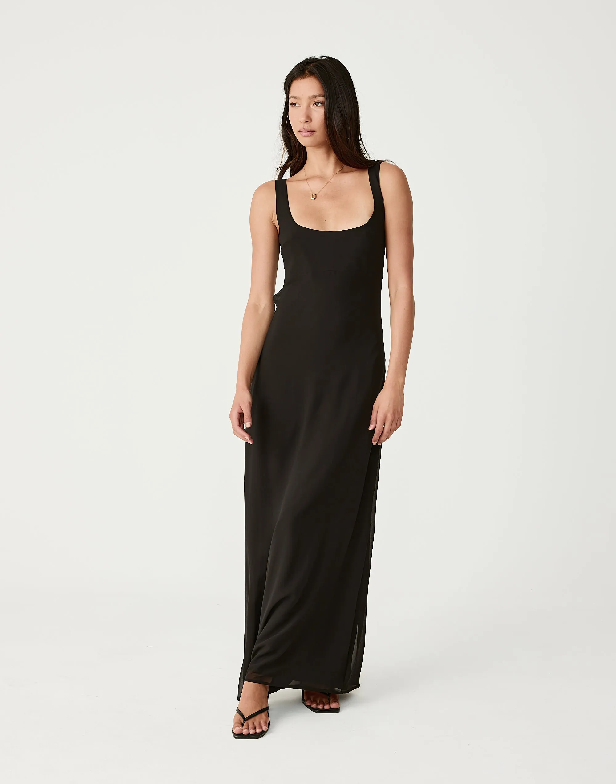 Alison Maxi Dress (Black) sold by Charcoal Clothing