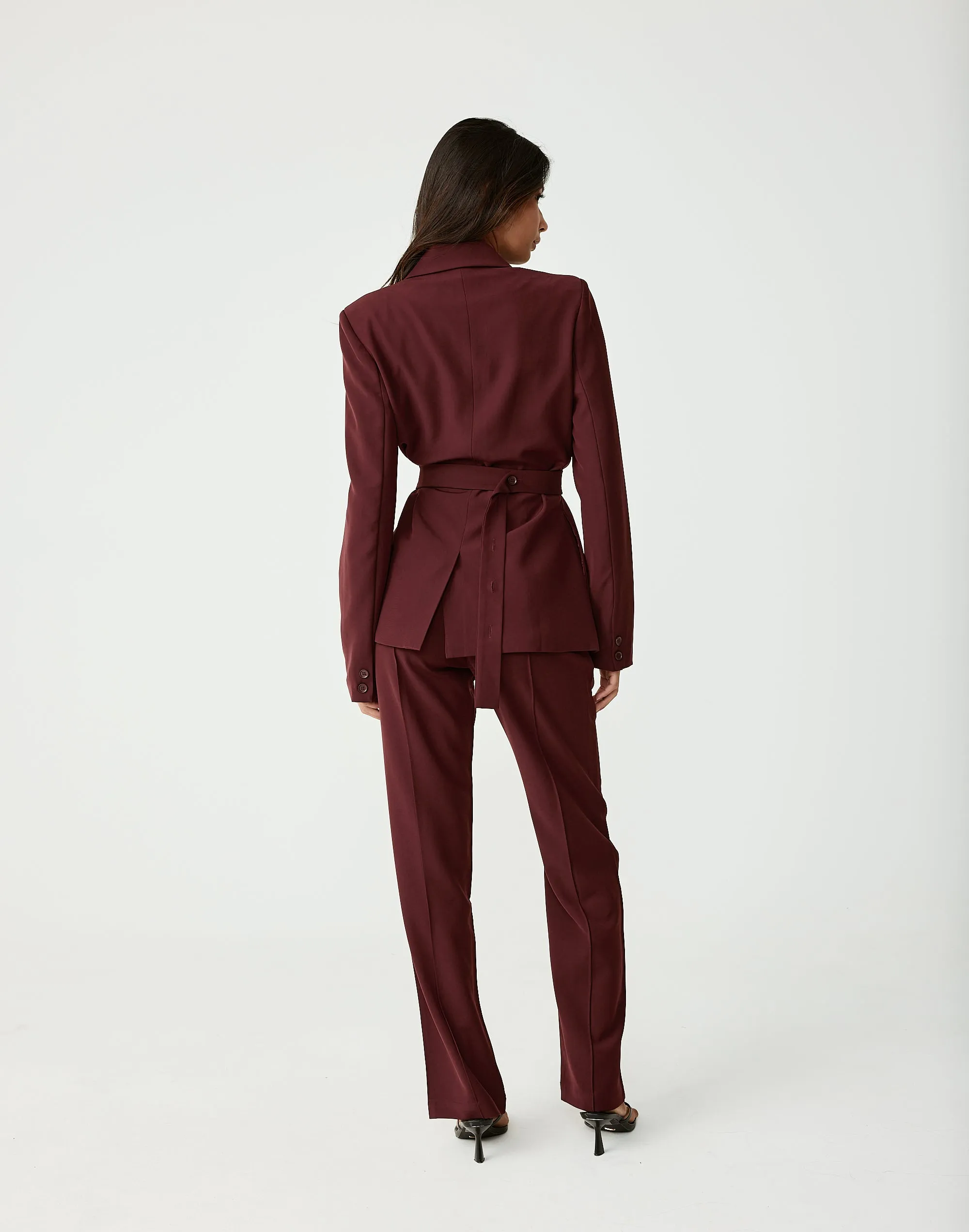 Quinn Blazer (Wine) sold by Charcoal Clothing product image thumbnail 4