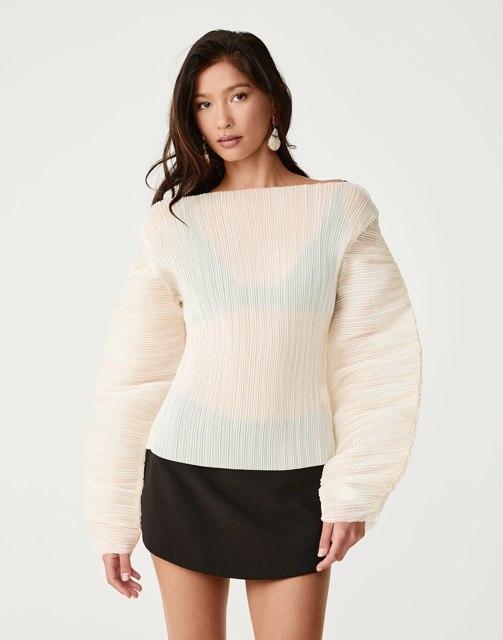 Bourke Top (Cream) sold by Charcoal Clothing product image thumbnail 2