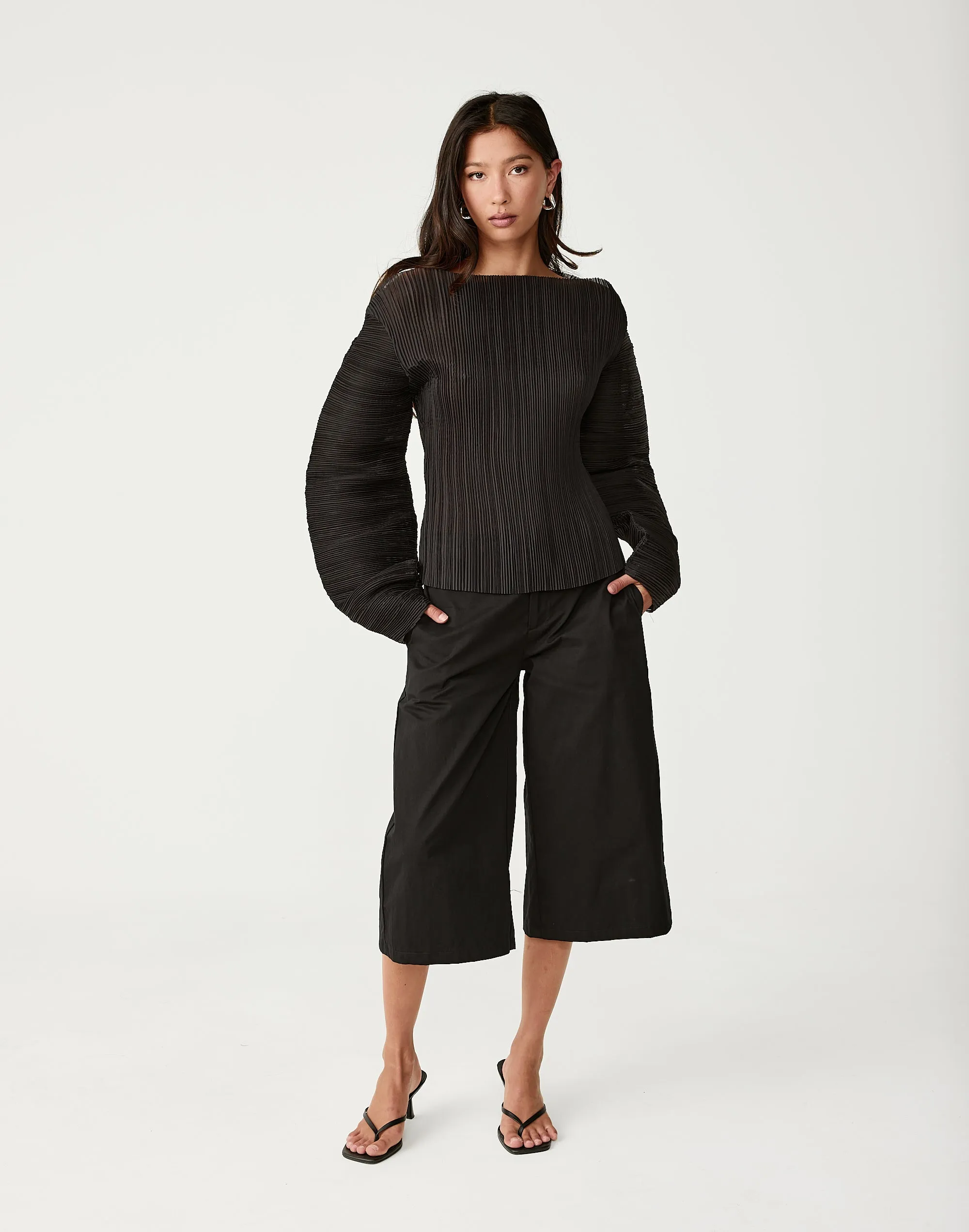 Bourke Top (Black) sold by Charcoal Clothing