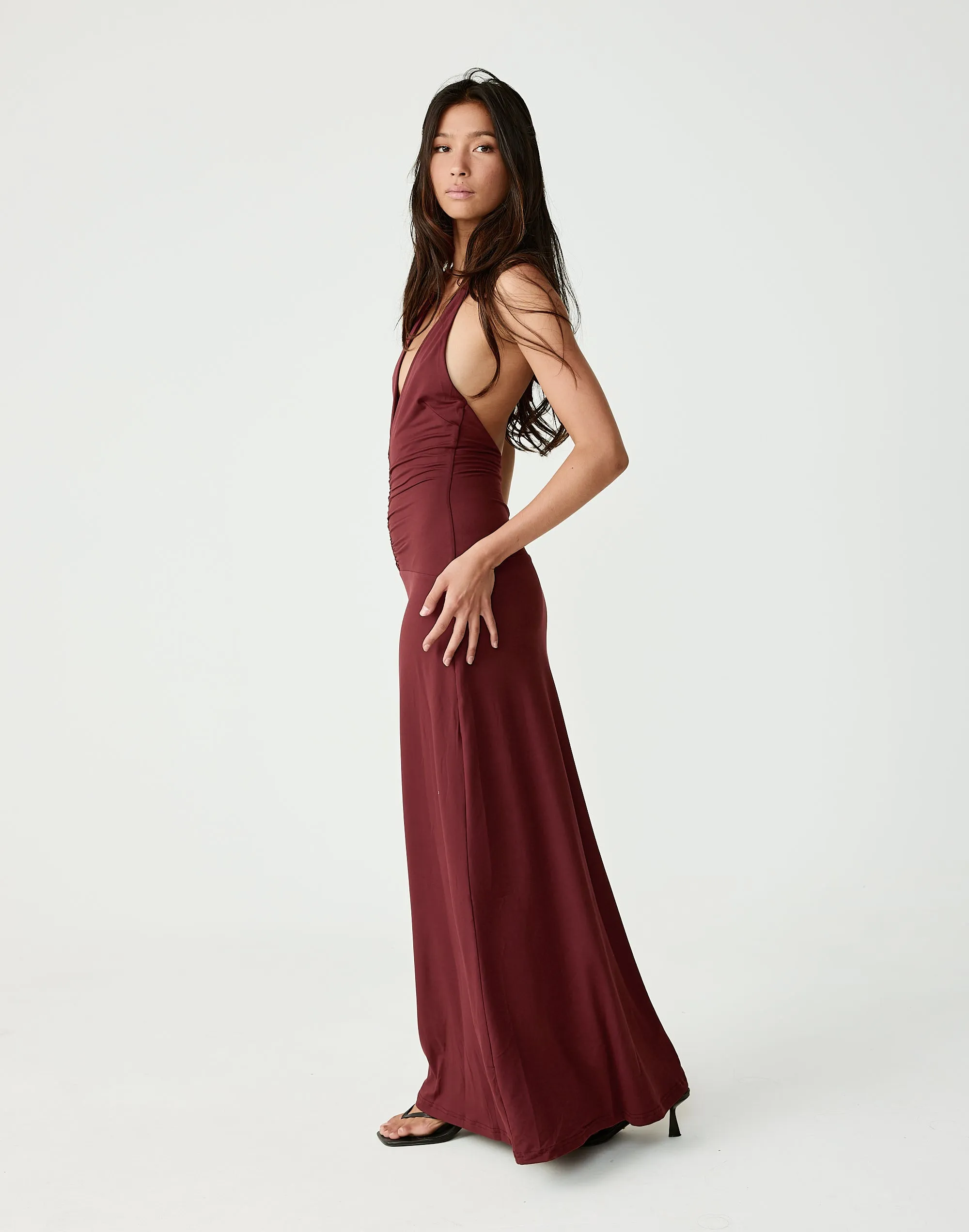 Araminta Maxi Dress (Wine) sold by Charcoal Clothing product image thumbnail 5