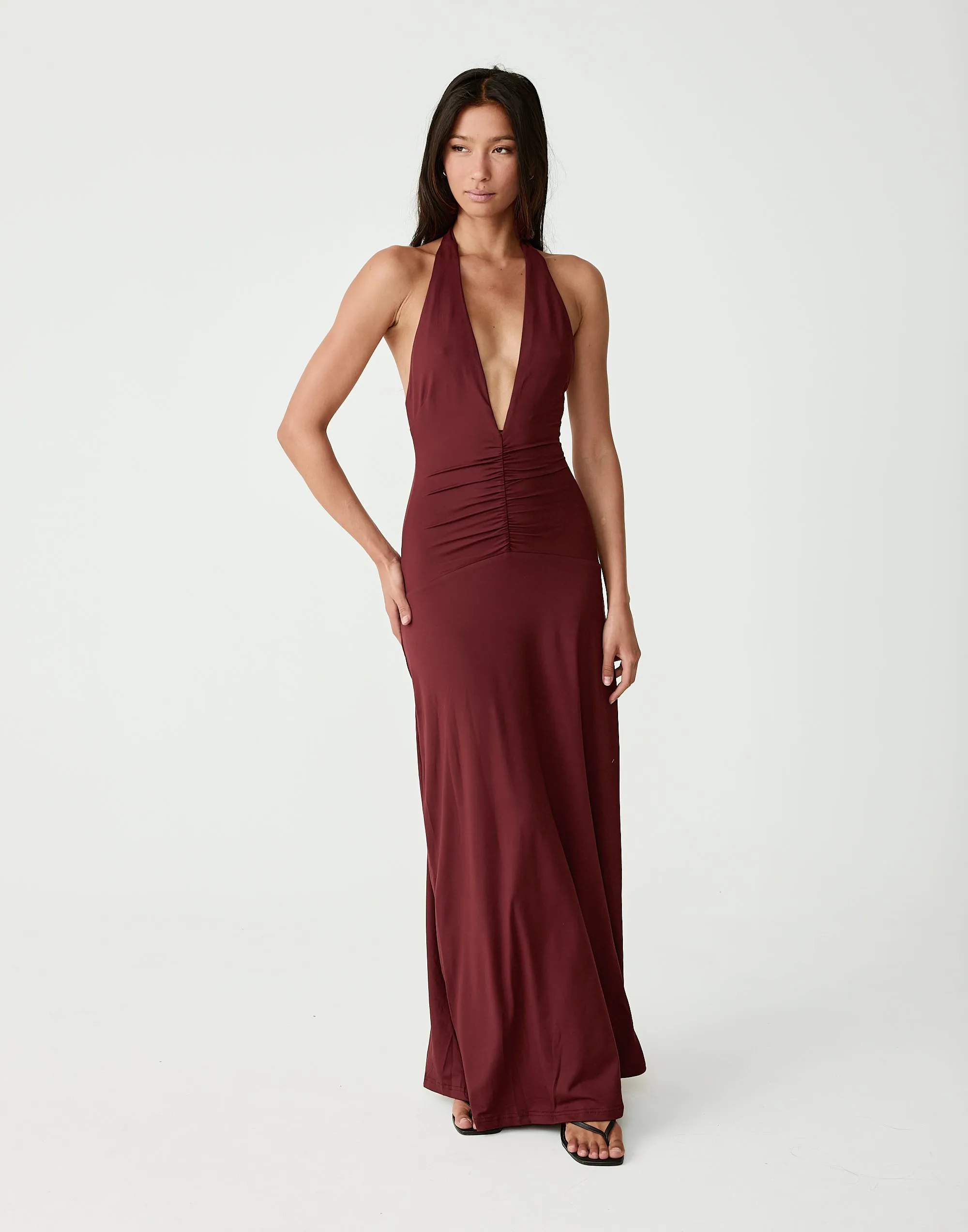 Araminta Maxi Dress (Wine) sold by Charcoal Clothing product image thumbnail 4