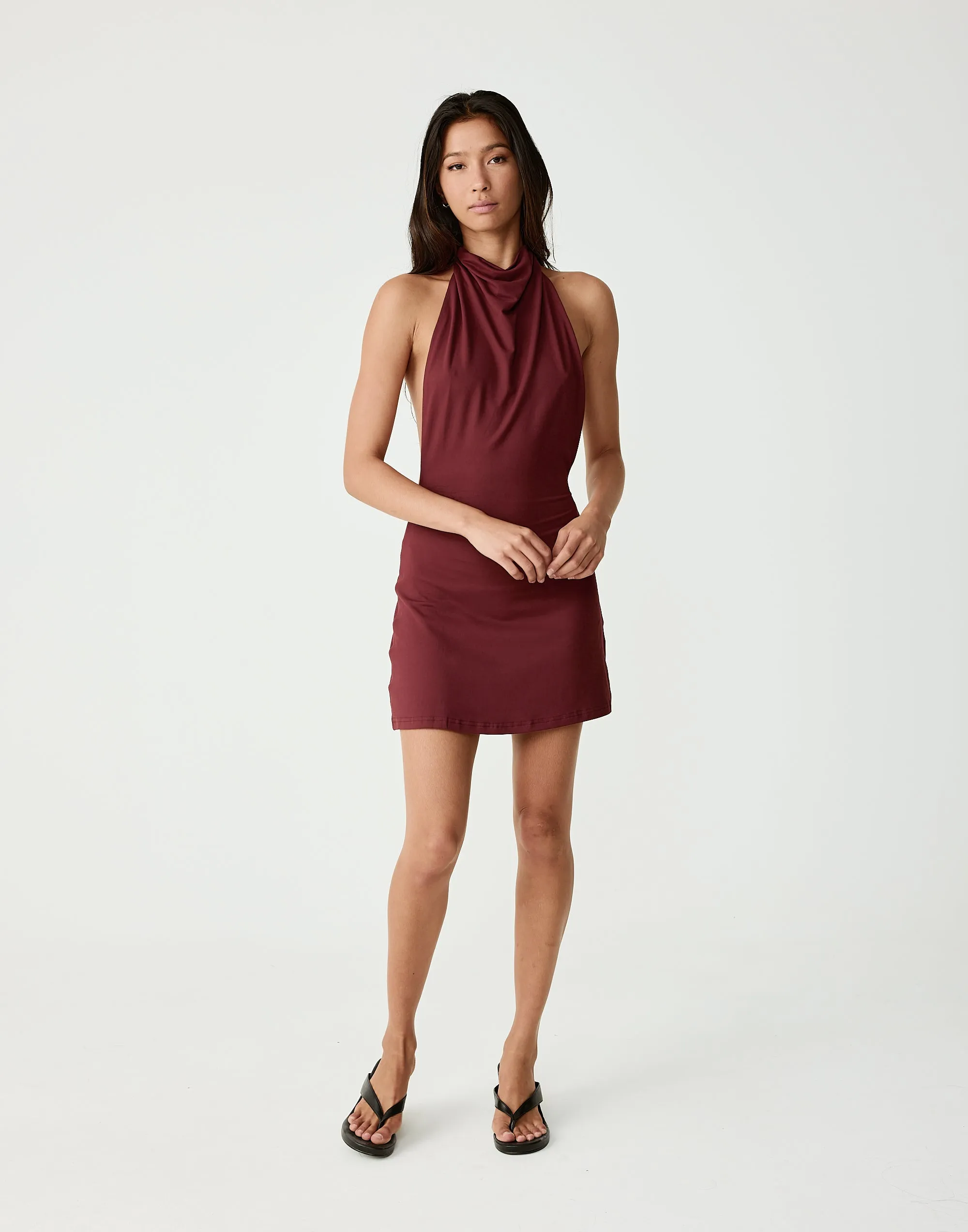 Priya Mini Dress (Wine) sold by Charcoal Clothing product image thumbnail 3