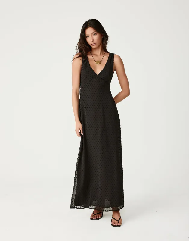 Emery Maxi Dress (Black) sold by Charcoal Clothing