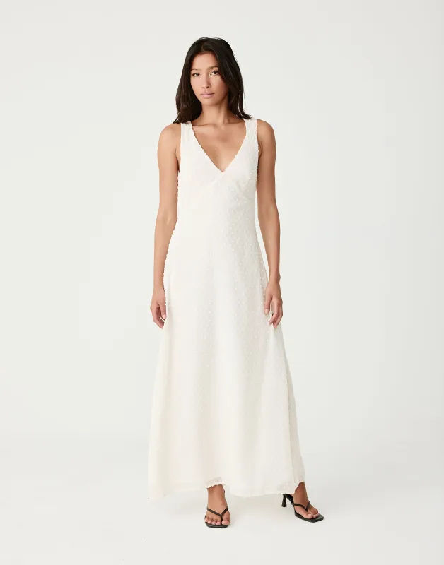 Emery Maxi Dress (Cream) sold by Charcoal Clothing