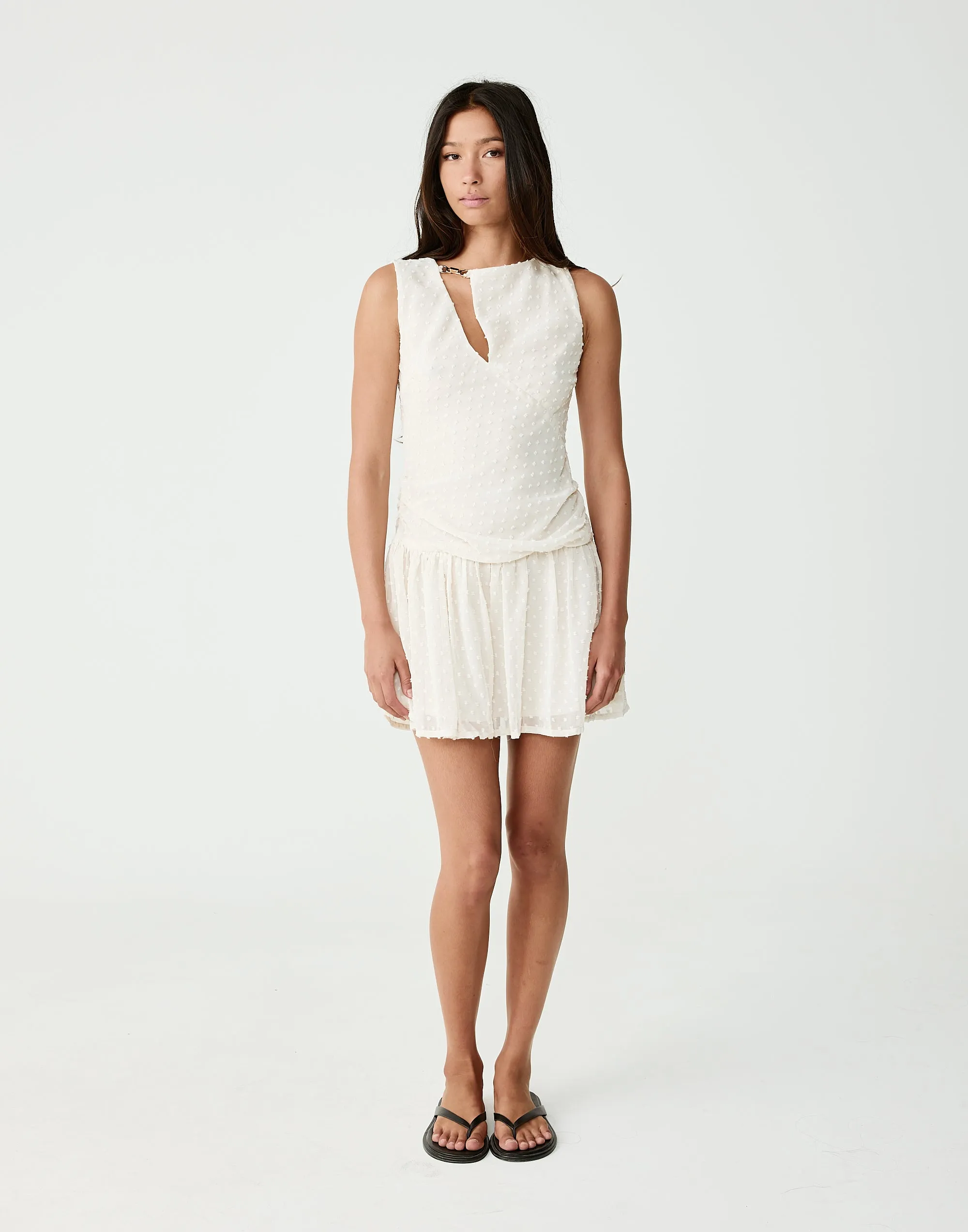 Fia Mini Dress (Cream) sold by Charcoal Clothing product image thumbnail 5